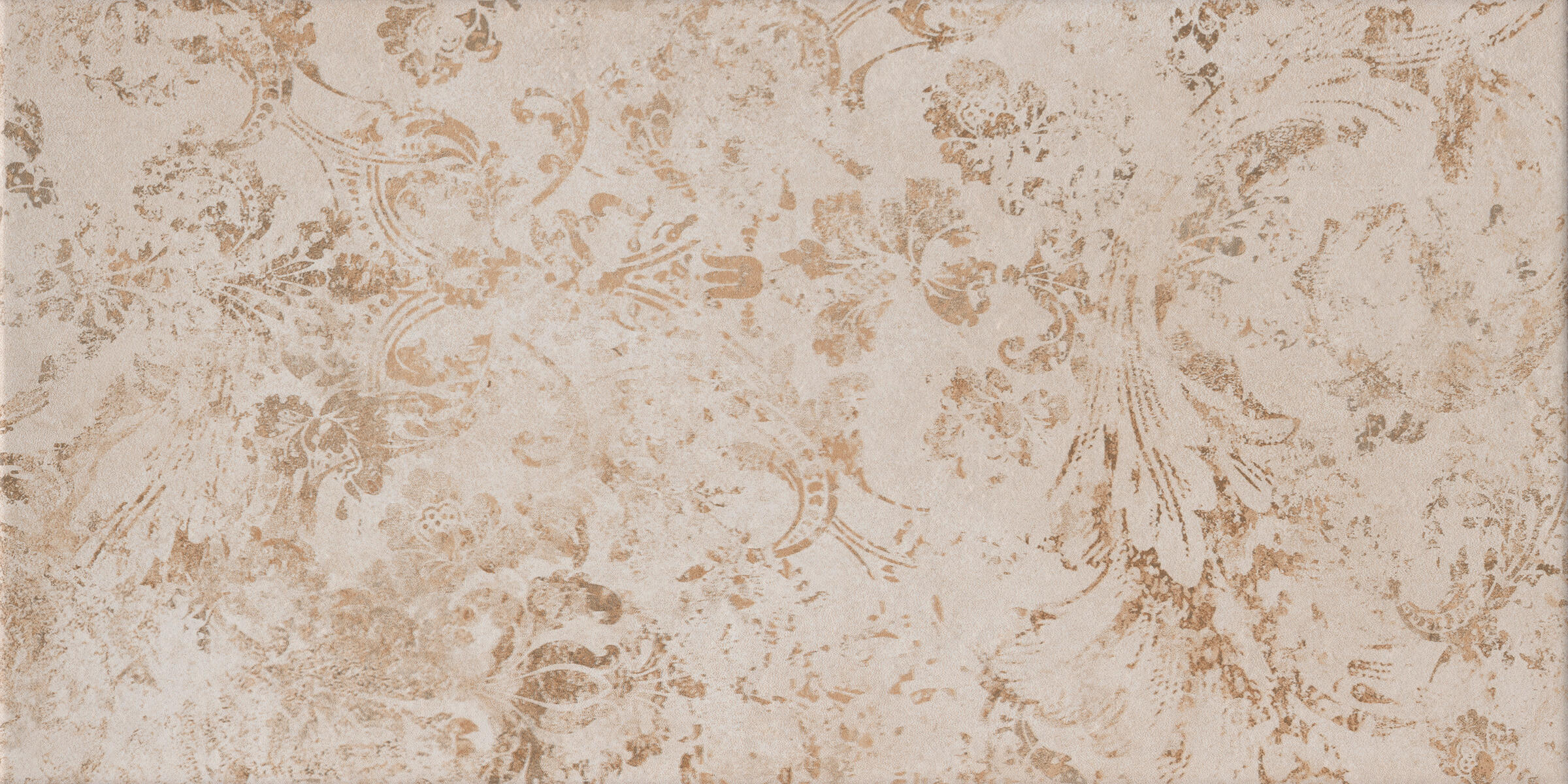 Piastrella da rivestimento interno in maiolica 26.1 x 52.2 cm smaltato beige decorato opaco Vegas Almond Barocco traffico medio forte (pei 3/5) Sp. 6.4 mm 2.18 mq - 7