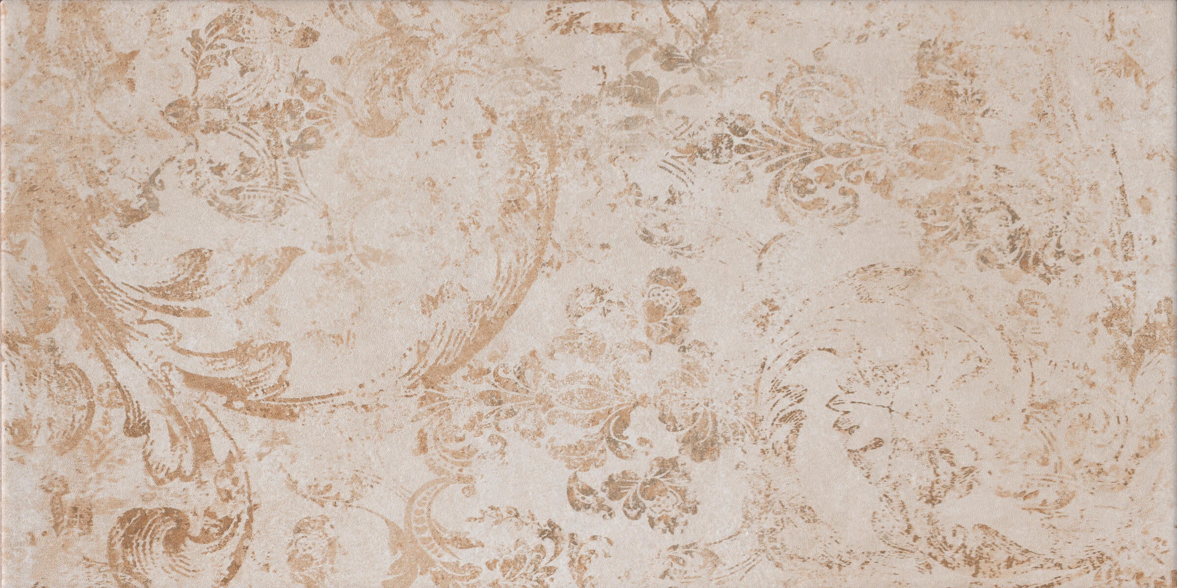 Piastrella da rivestimento interno in maiolica 26.1 x 52.2 cm smaltato beige decorato opaco Vegas Almond Barocco traffico medio forte (pei 3/5) Sp. 6.4 mm 2.18 mq - 4