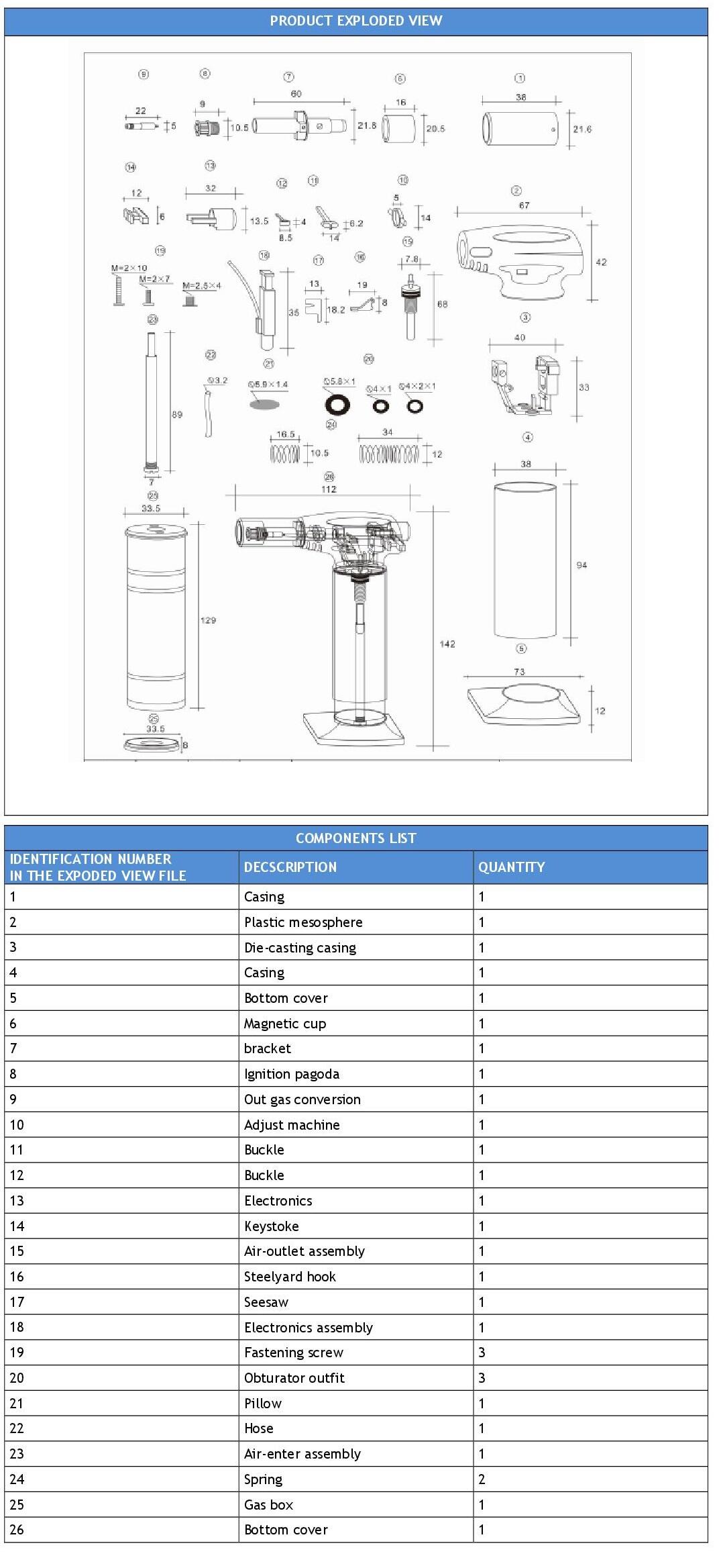 Fornello KEMPER 13200KIT 1 bruciatori - 6