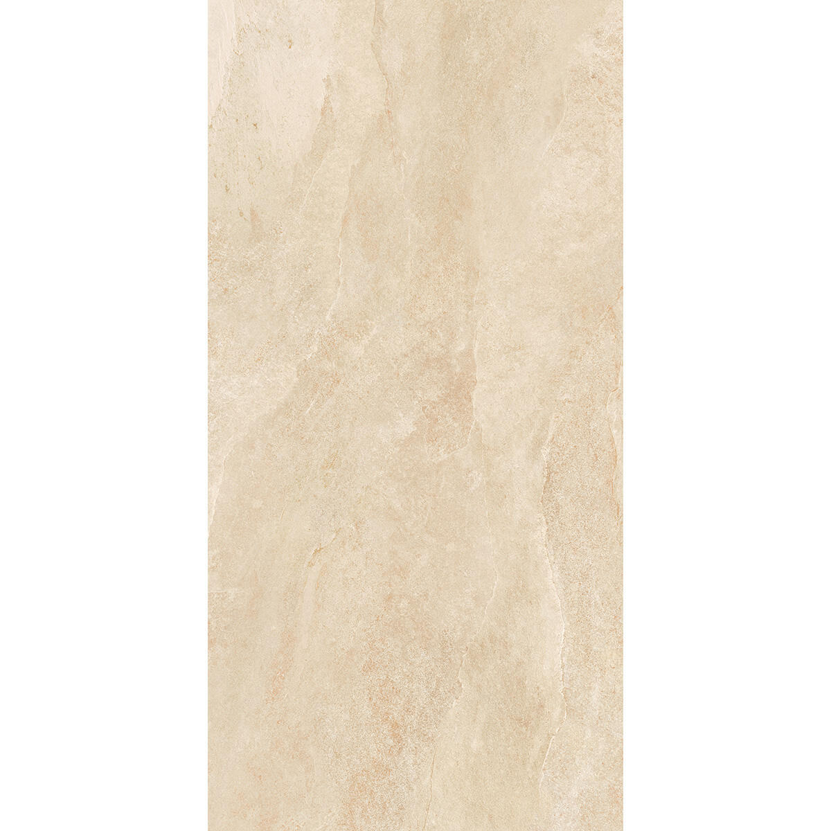 Piastrella da pavimento e rivestimento interno 60 x 119.8 cm Sp. 7.4 mm rettificato Vals-Stone in gres porcellanato smaltato beige opaco traffico intenso (pei 4/5) R9 1.44 mq - 6