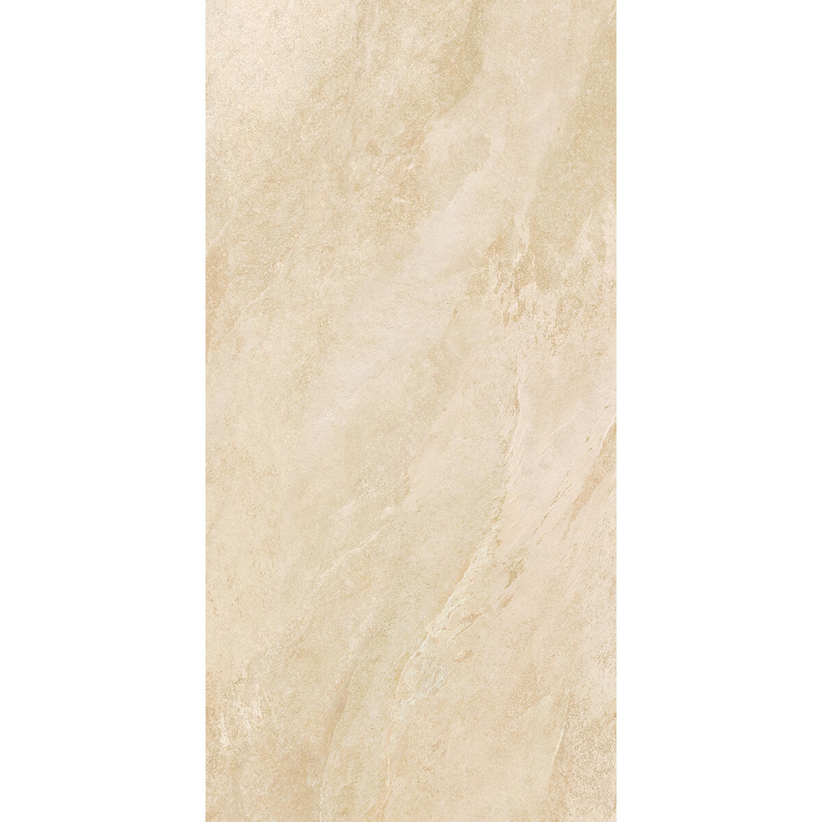 Piastrella da pavimento e rivestimento interno 60 x 119.8 cm Sp. 7.4 mm rettificato Vals-Stone in gres porcellanato smaltato beige opaco traffico intenso (pei 4/5) R9 1.44 mq - 2