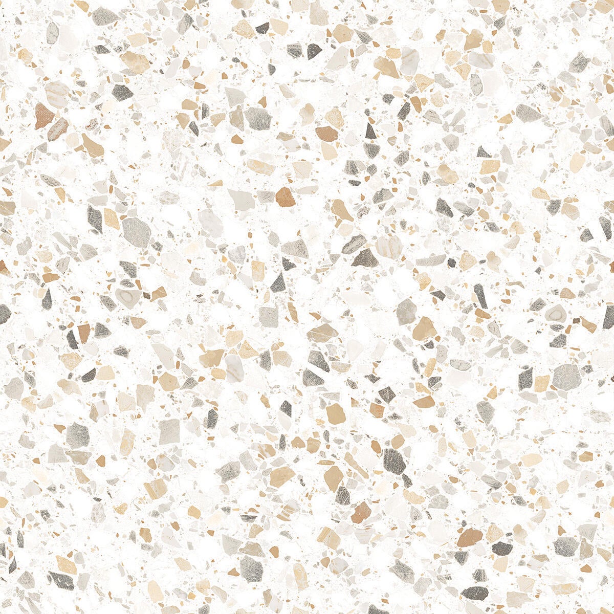 Piastrella da pavimento interno 60 x 60 cm Sp. 7.4 mm rettificato Vals-venice mix in gres porcellanato smaltato multicolore opaco traffico intenso (pei 4/5) R9 1.44 mq - 10