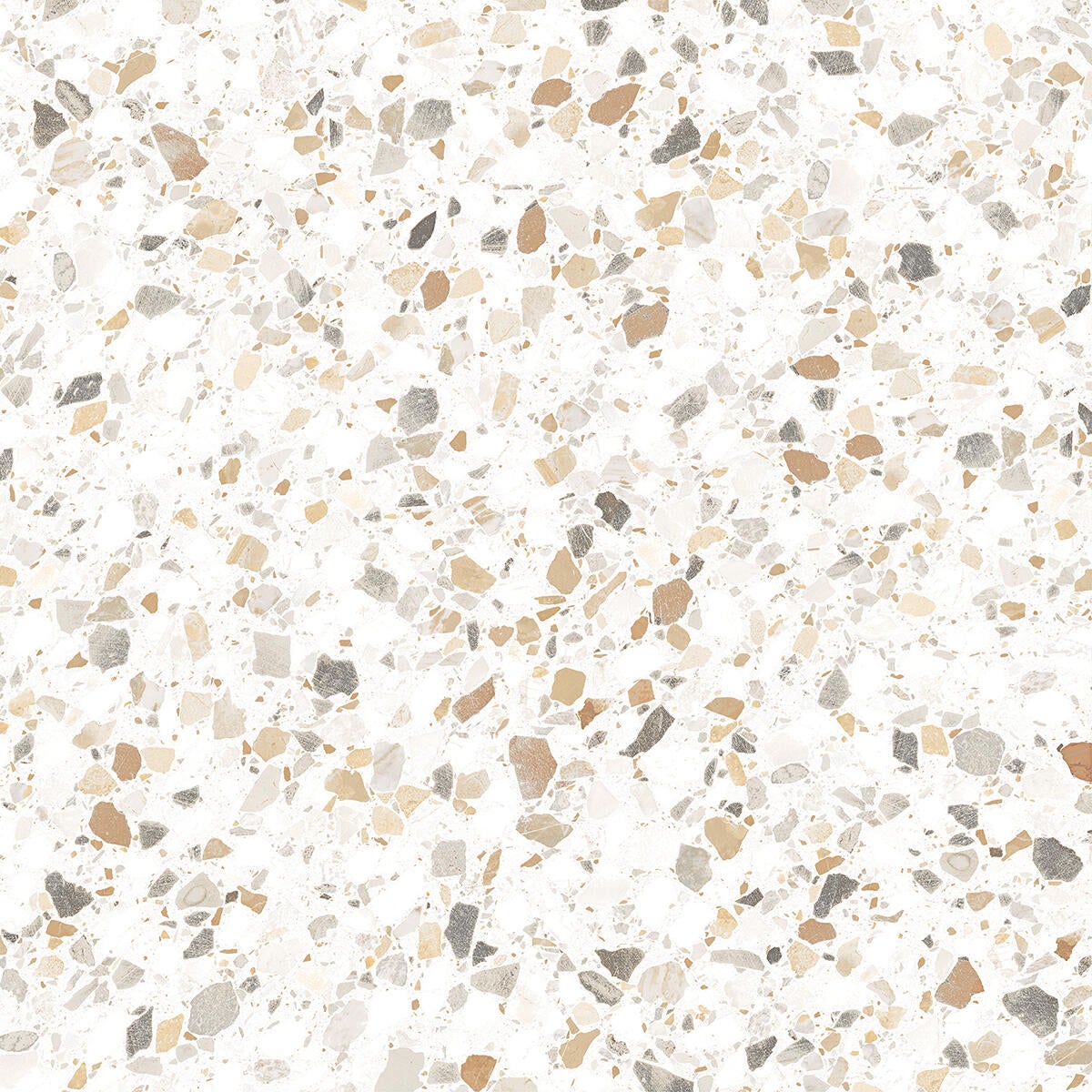 Piastrella da pavimento interno 60 x 60 cm Sp. 7.4 mm rettificato Vals-venice mix in gres porcellanato smaltato multicolore opaco traffico intenso (pei 4/5) R9 1.44 mq - 7