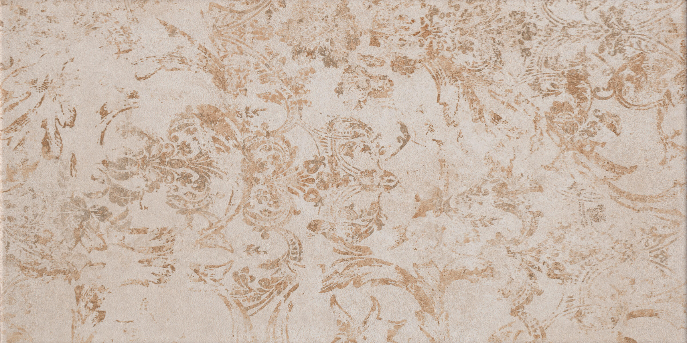 Piastrella da rivestimento interno in maiolica 26.1 x 52.2 cm smaltato beige decorato opaco Vegas Almond Barocco traffico medio forte (pei 3/5) Sp. 6.4 mm 2.18 mq - 2