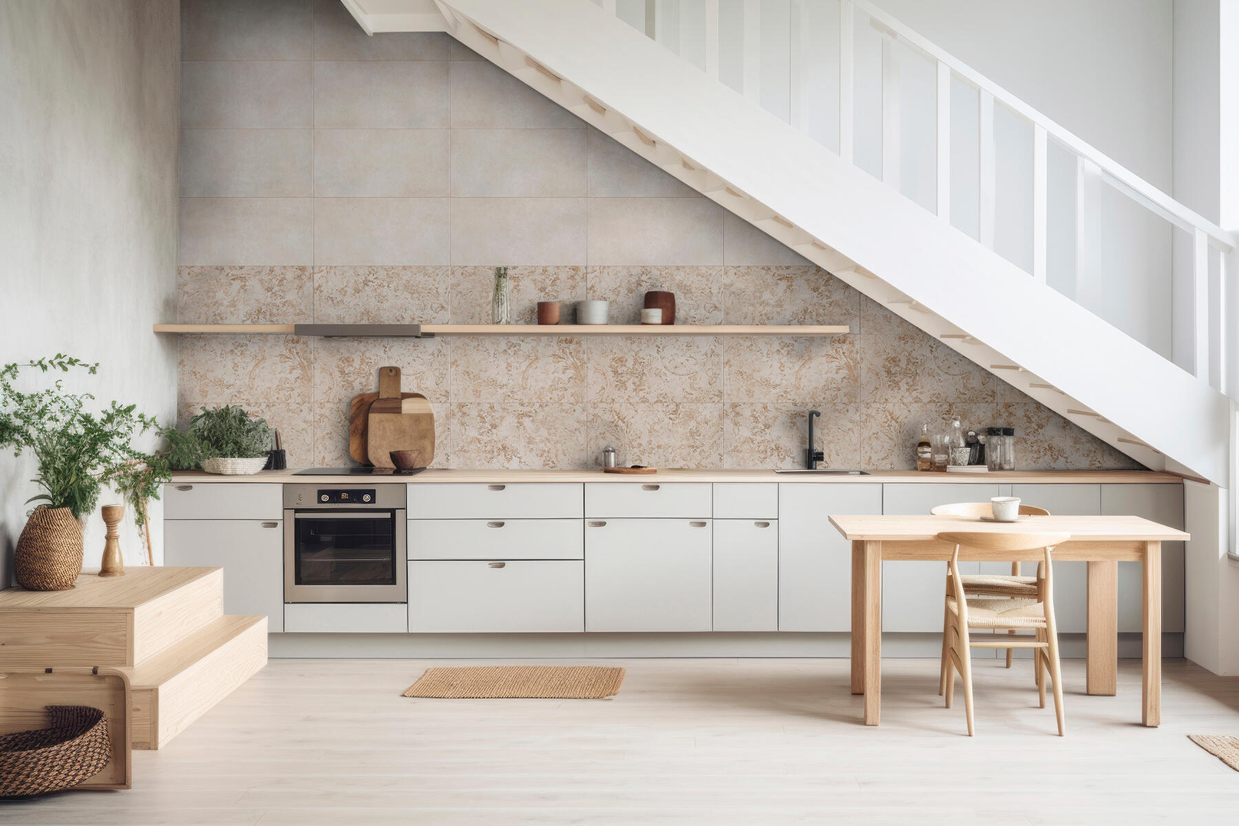 Piastrella da rivestimento interno in maiolica 26.1 x 52.2 cm smaltato beige opaco Vegas Almond traffico medio forte (pei 3/5) Sp. 6.4 mm 2.18 mq - 5