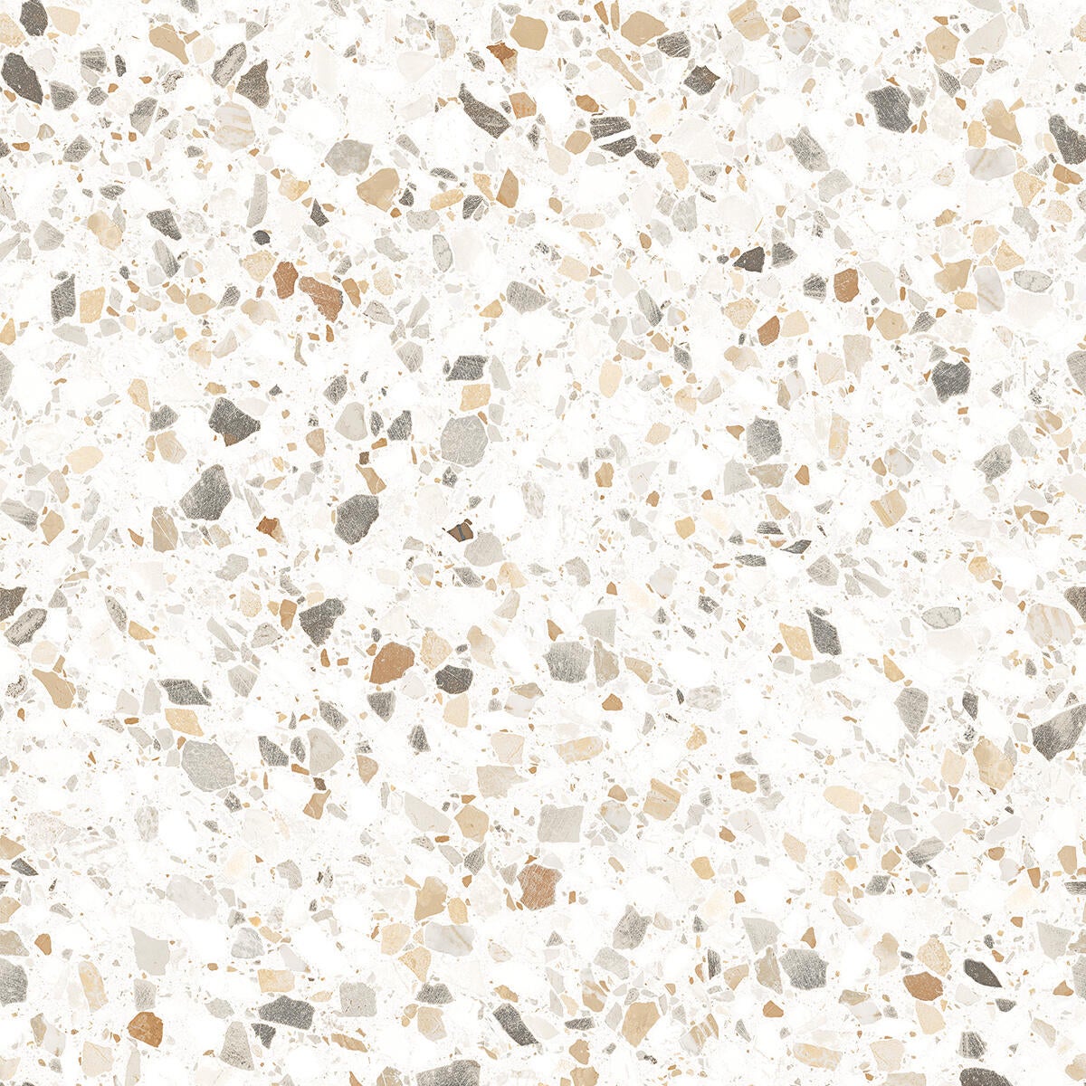 Piastrella da pavimento interno 60 x 60 cm Sp. 7.4 mm rettificato Vals-venice mix in gres porcellanato smaltato multicolore opaco traffico intenso (pei 4/5) R9 1.44 mq - 3