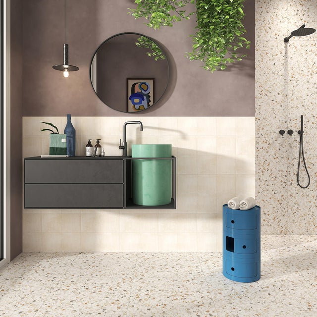Piastrella da pavimento interno in gres porcellanato 60 x 119.8 cm rettificato smaltato multicolore opaco Vals-Venice R9 traffico intenso (pei 4/5) Sp. 7.4 mm 1.44 mq