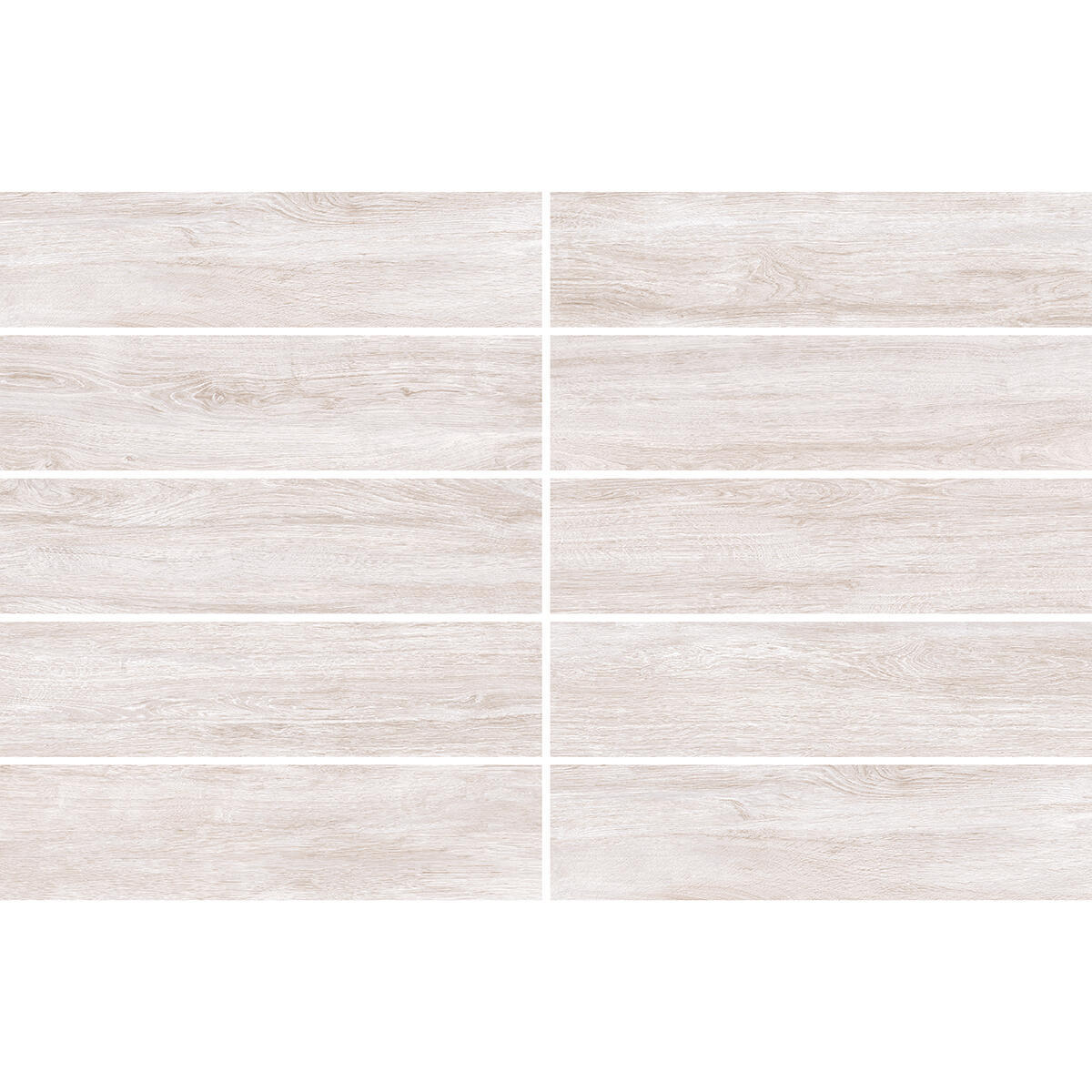 Piastrella da rivestimento interno in gres porcellanato 20 x 80 cm rettificato smaltato rovere bianco opaco Almond R9 traffico intenso (pei 4/5) Sp. 7.4 mm 1.6 mq - 11