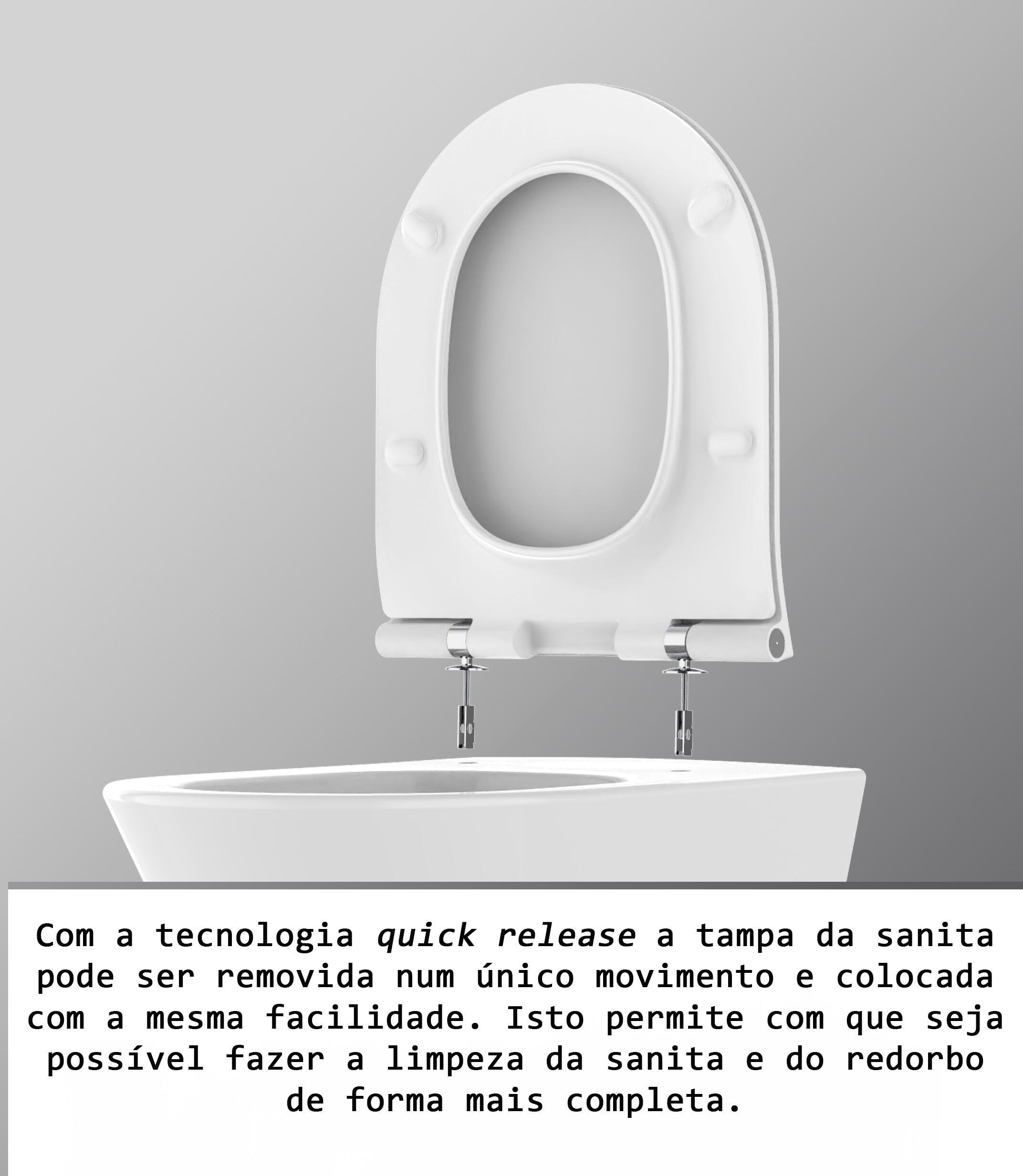 Pack sanita BTW ROCA LEGACY CONFORT tampa soft close sem rebordo. - 7