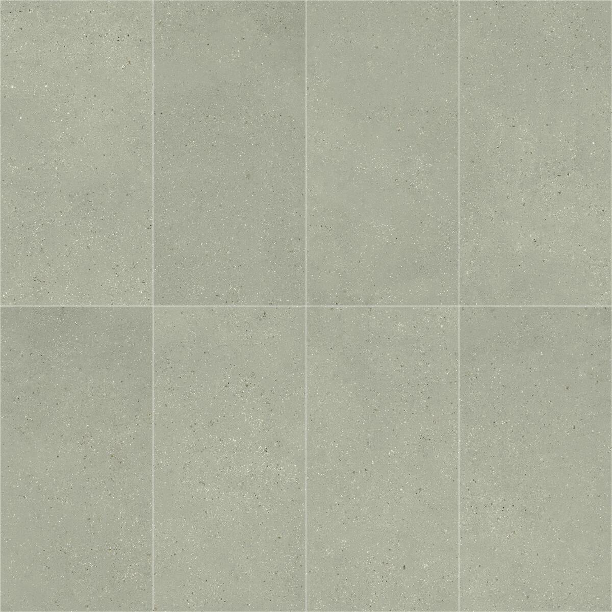 Piastrella da pavimento interno 60 x 120 cm Sp. 9.5 mm rettificato Geocolor in gres porcellanato verde satinato traffico intenso (pei 4/5) R10 1.44 mq - 3