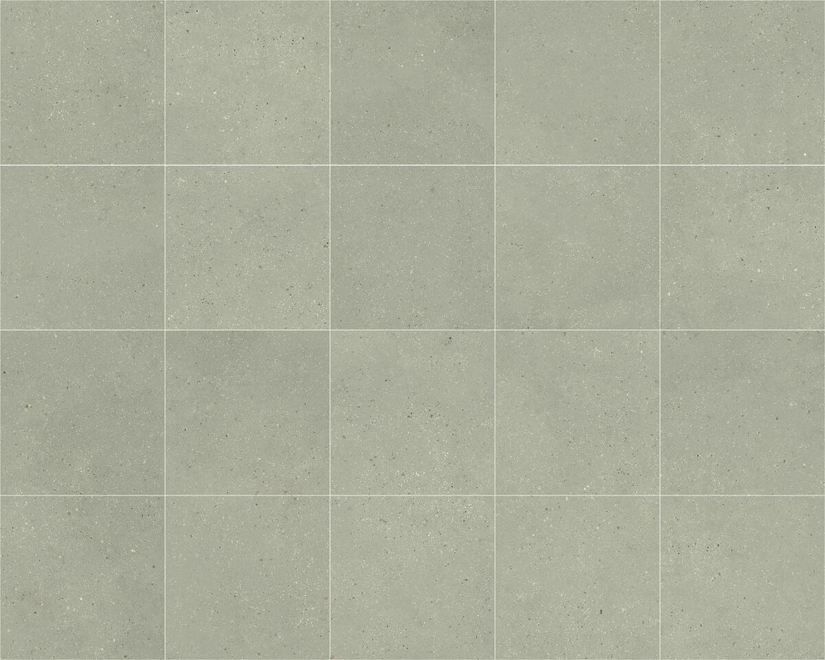 Piastrella da pavimento interno in gres porcellanato 60 x 60 cm rettificato verde satinato Geocolor R10 traffico intenso (pei 4/5) Sp. 8 mm 1.8 mq - 3