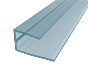 Profil obturateur pour plaque polycarbonate ep. 16 mm, L.0.98 m