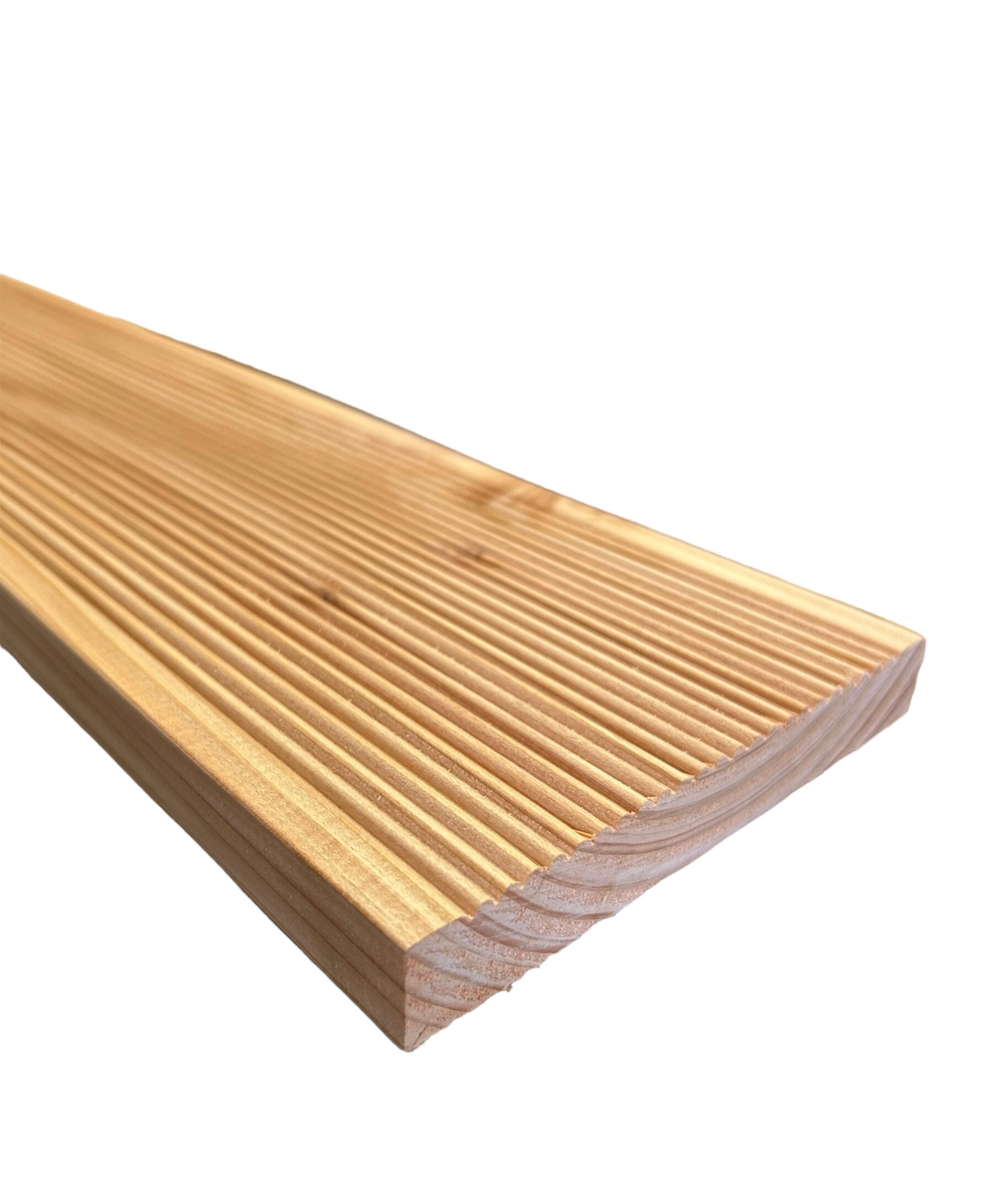 Listone con fissaggio a clip in legno Douglasia naturale L 200 x L 14.5 cm x Sp. 20 mm, 5 pezzi - 4