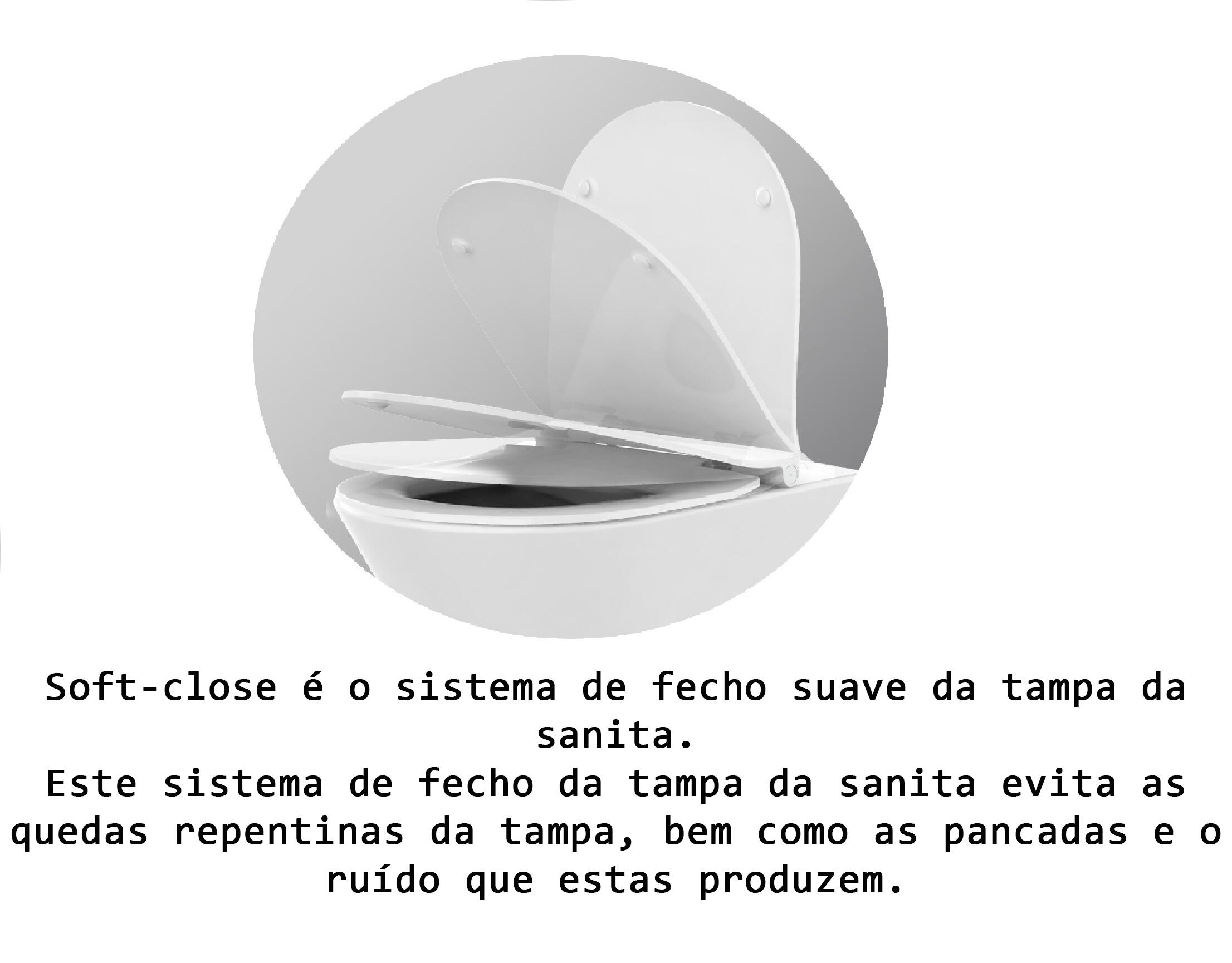 Pack sanita BTW ROCA LEGACY CONFORT tampa soft close sem rebordo. - 5