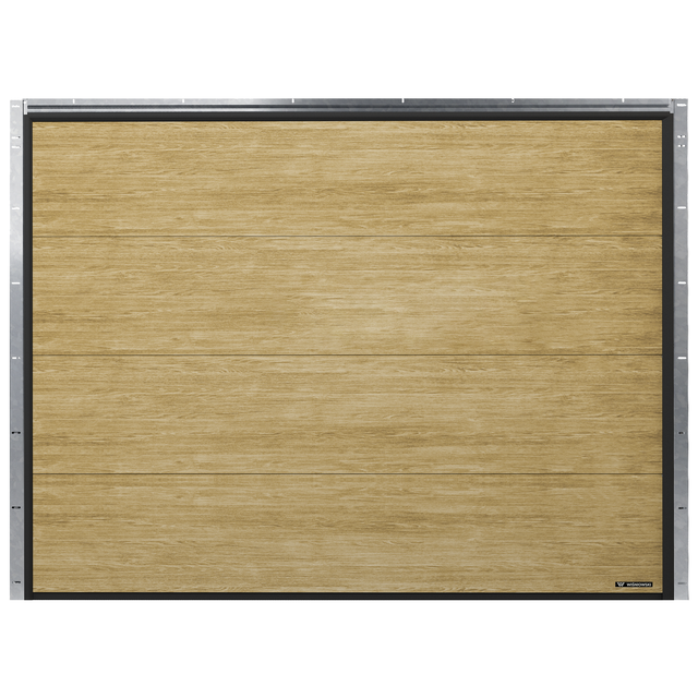 Brama garażowa segmentowa z napędem Nobla Dąb Malt 2500x2250 mm Wiśniowski