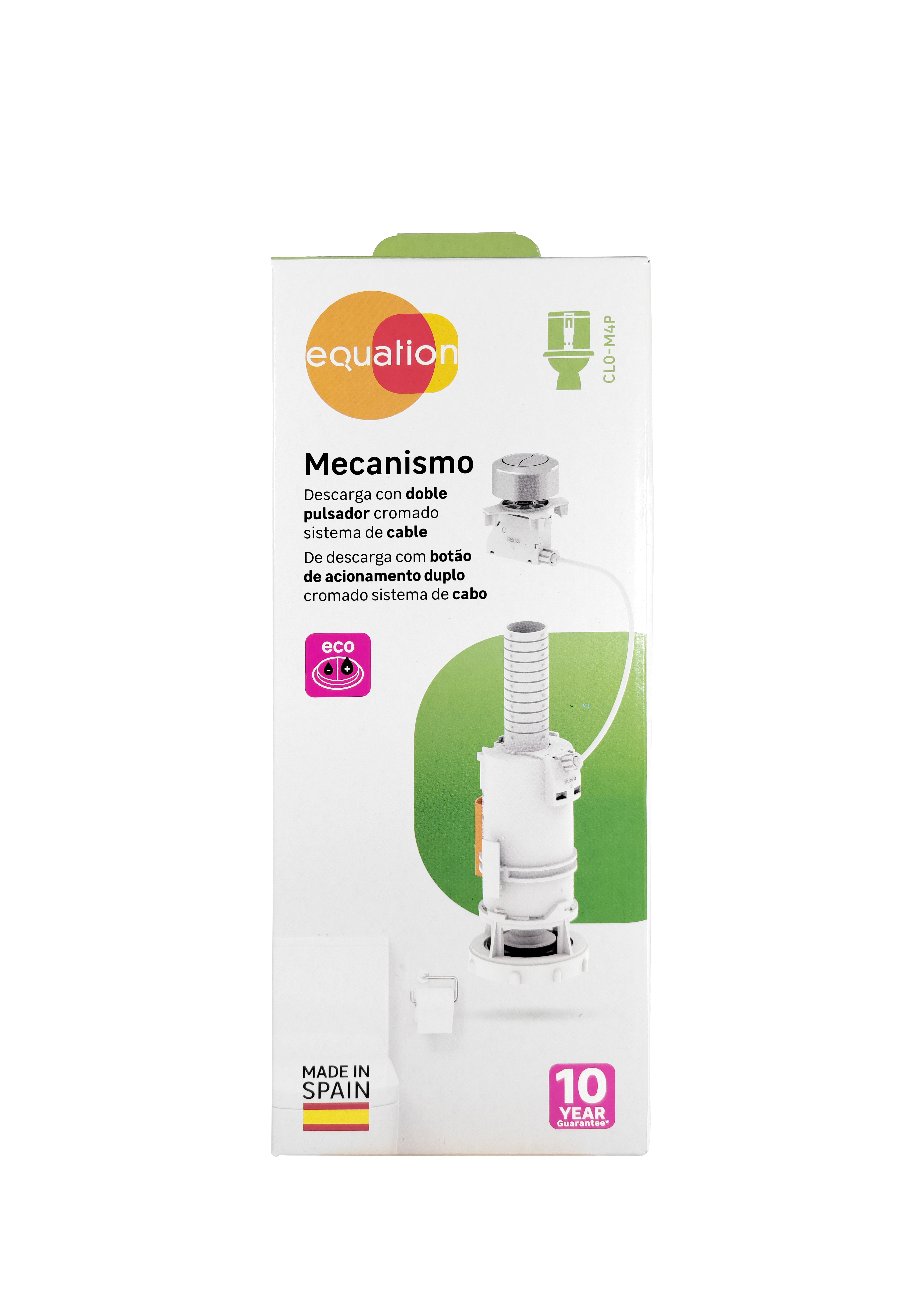 Descargador cable EQUATION doble pulsador 3/6l - 5