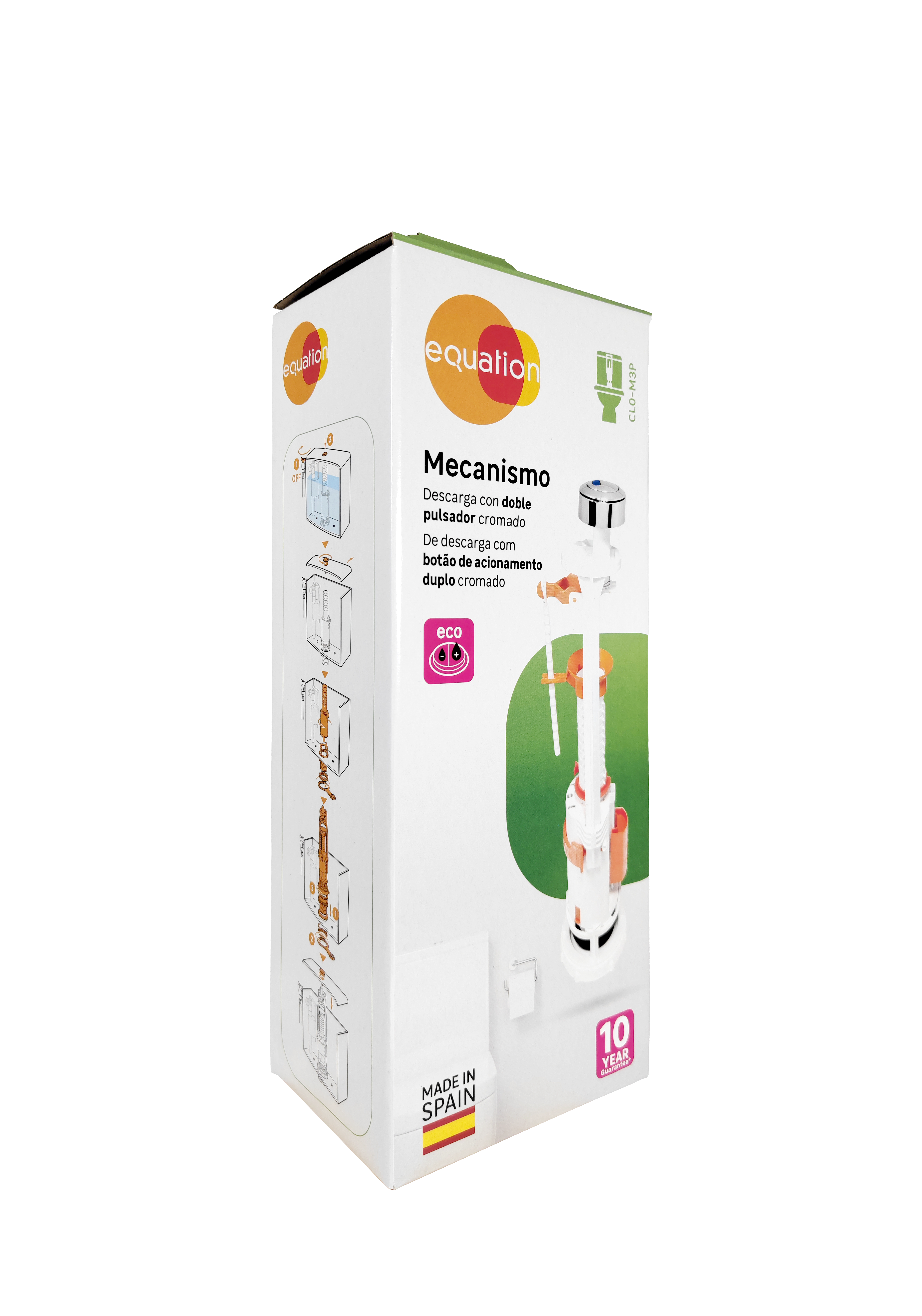 Descargador EQUATION doble pulsador 3/6L - 7
