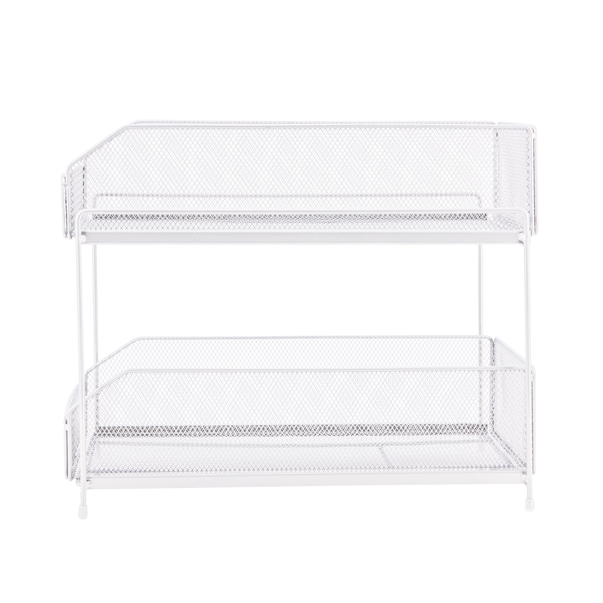 Organizador bajo fregadero con 2 baldas Eleki blanco - 4