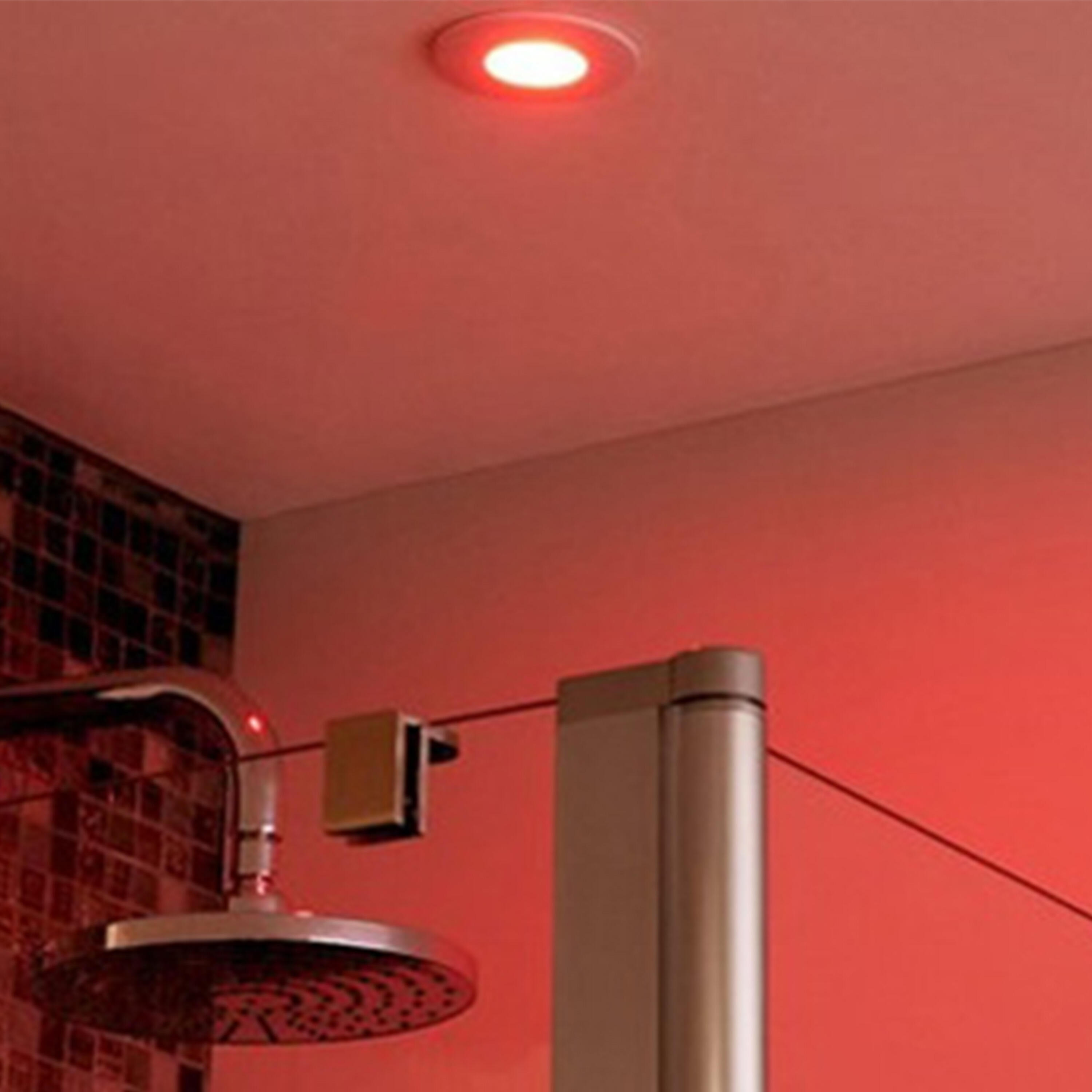 Downlight led redondo blanco 3100lm rgb blanco cálido a blanco frío ip44 22.5cm