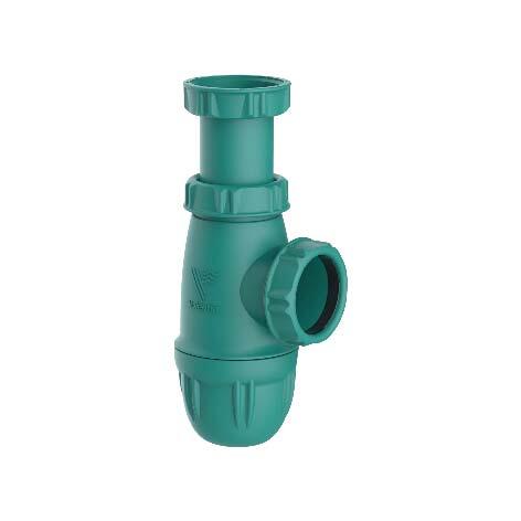 Siphon pour évier 1 cuve recyclé Diam.1