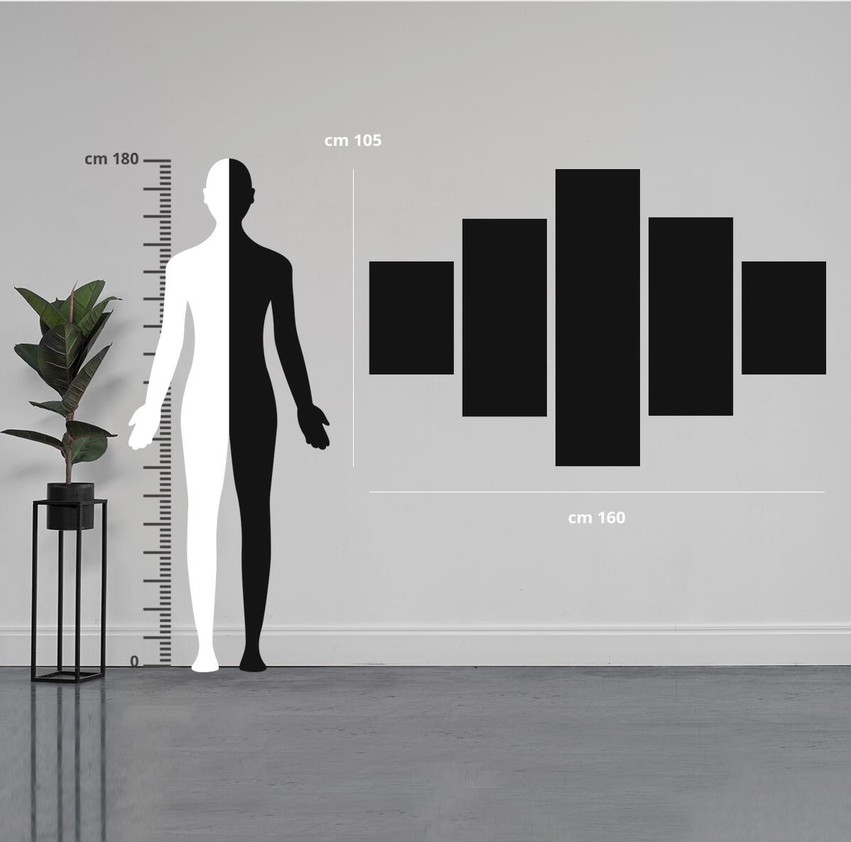 Quadro su tela Vogue, multicolore 160 x 105 cm - 5