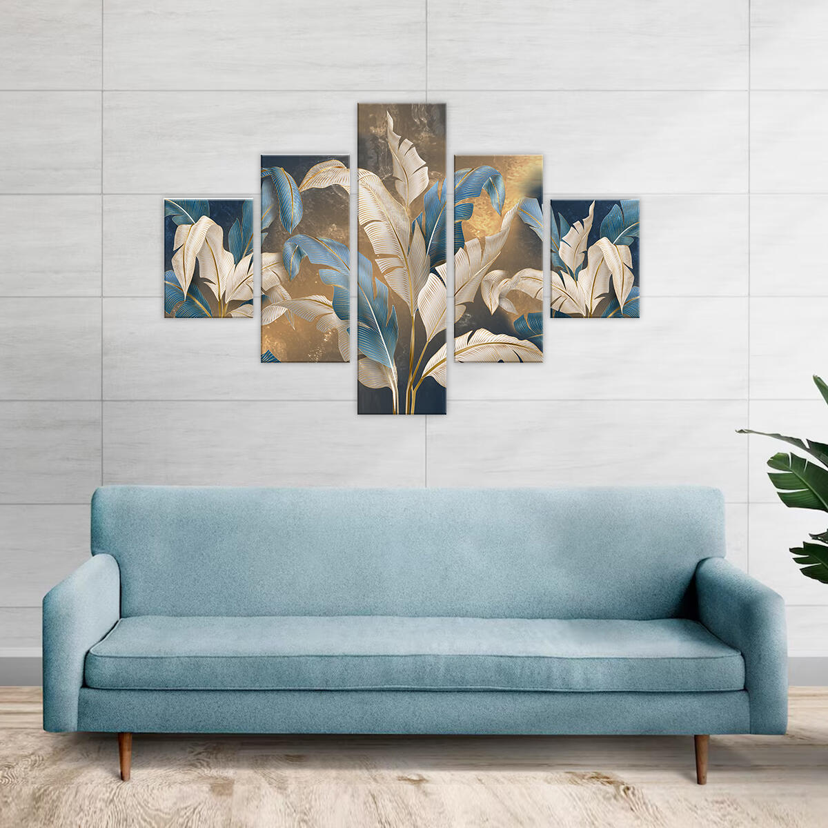 Quadro su tela Vogue, multicolore 160 x 105 cm - 2