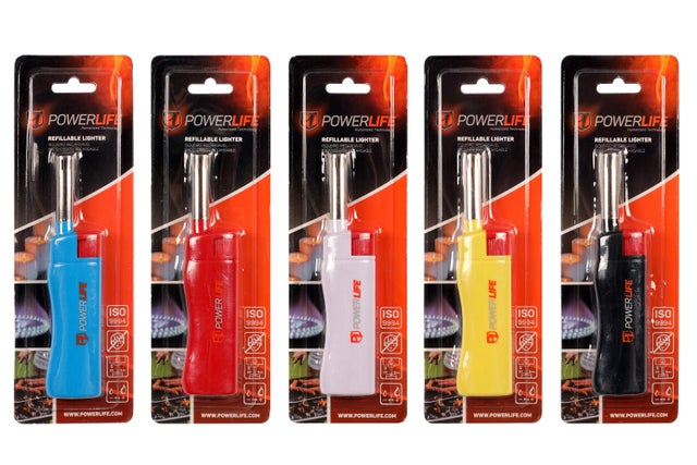 Isqueiro pequeno Powerlife Home Small Color - 1 uni (cor sortida)