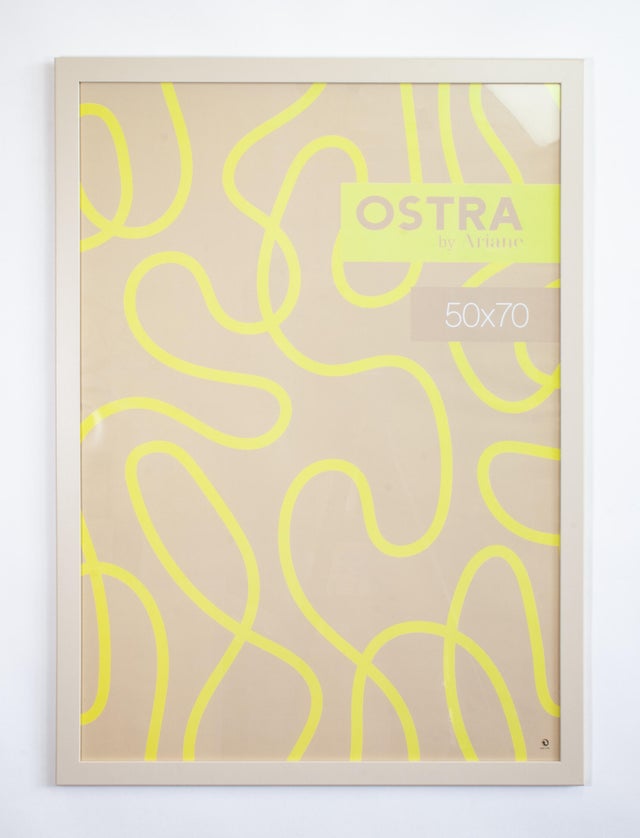 Cadre Ostra, H.70 x l.50 cm beige, ARIANE