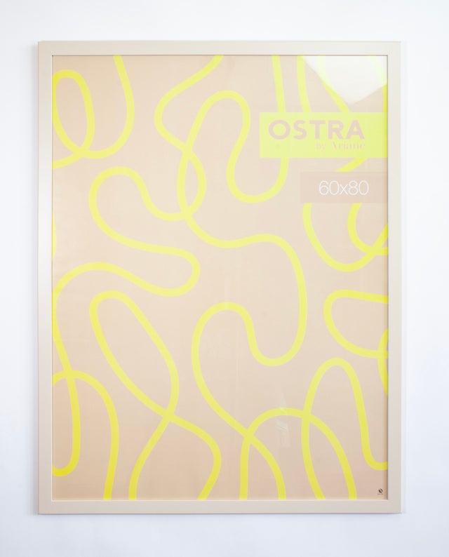 Cadre Ostra, H.80 x l.60 cm beige, ARIANE