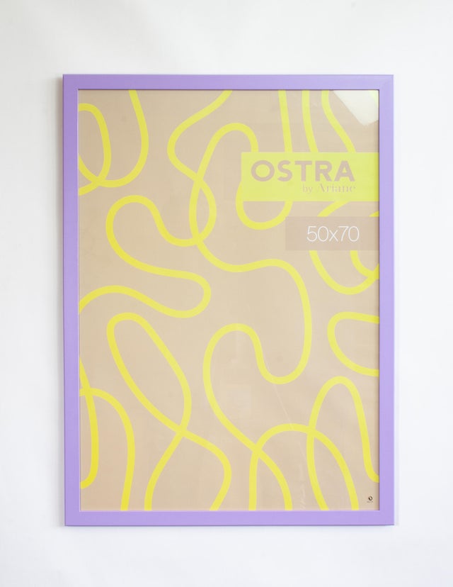 Cadre Ostra, H.70 x l.50 cm violet, ARIANE
