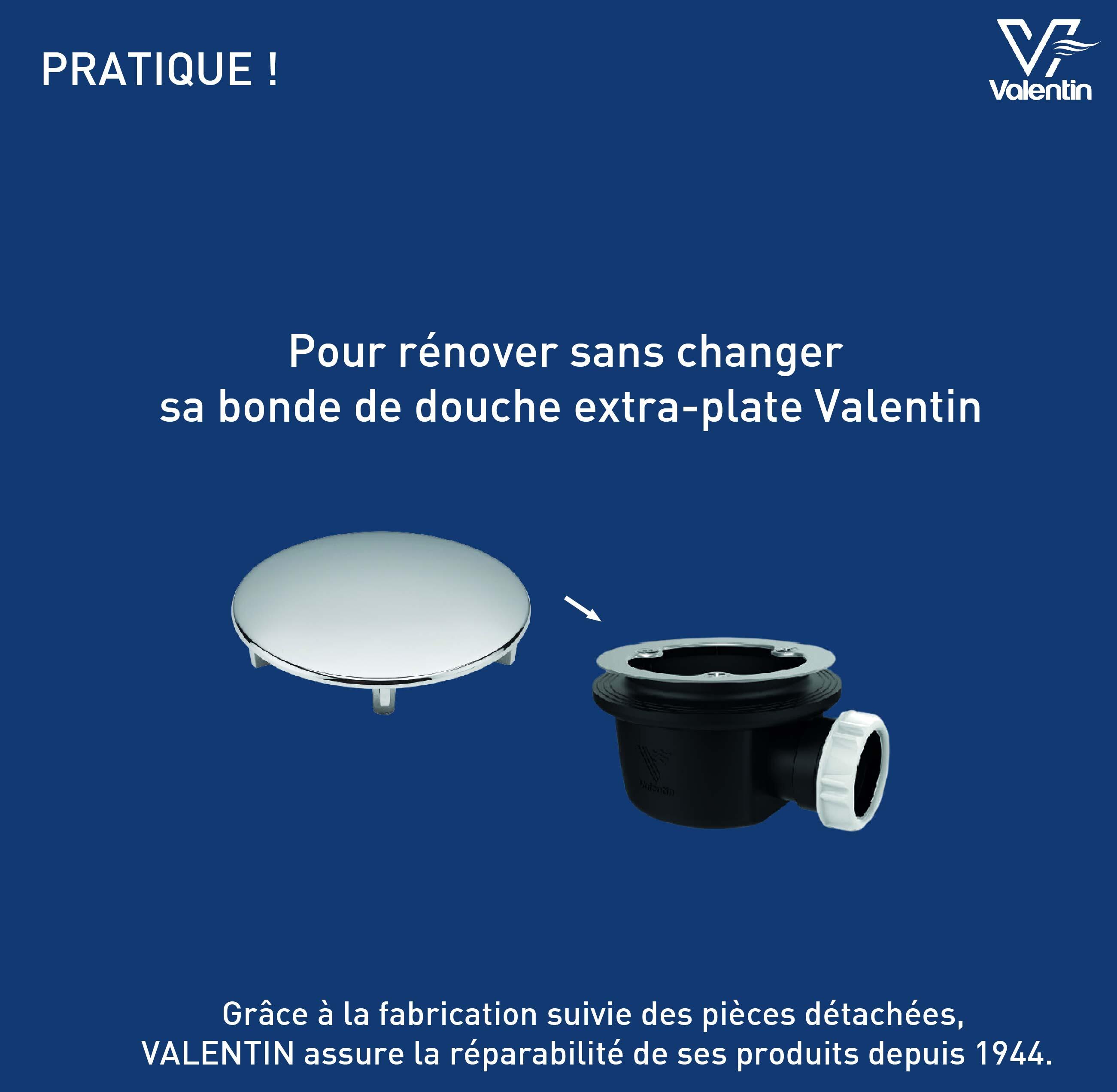 Capot de bonde pour lavabo D.90 mm, VALENTIN - 5