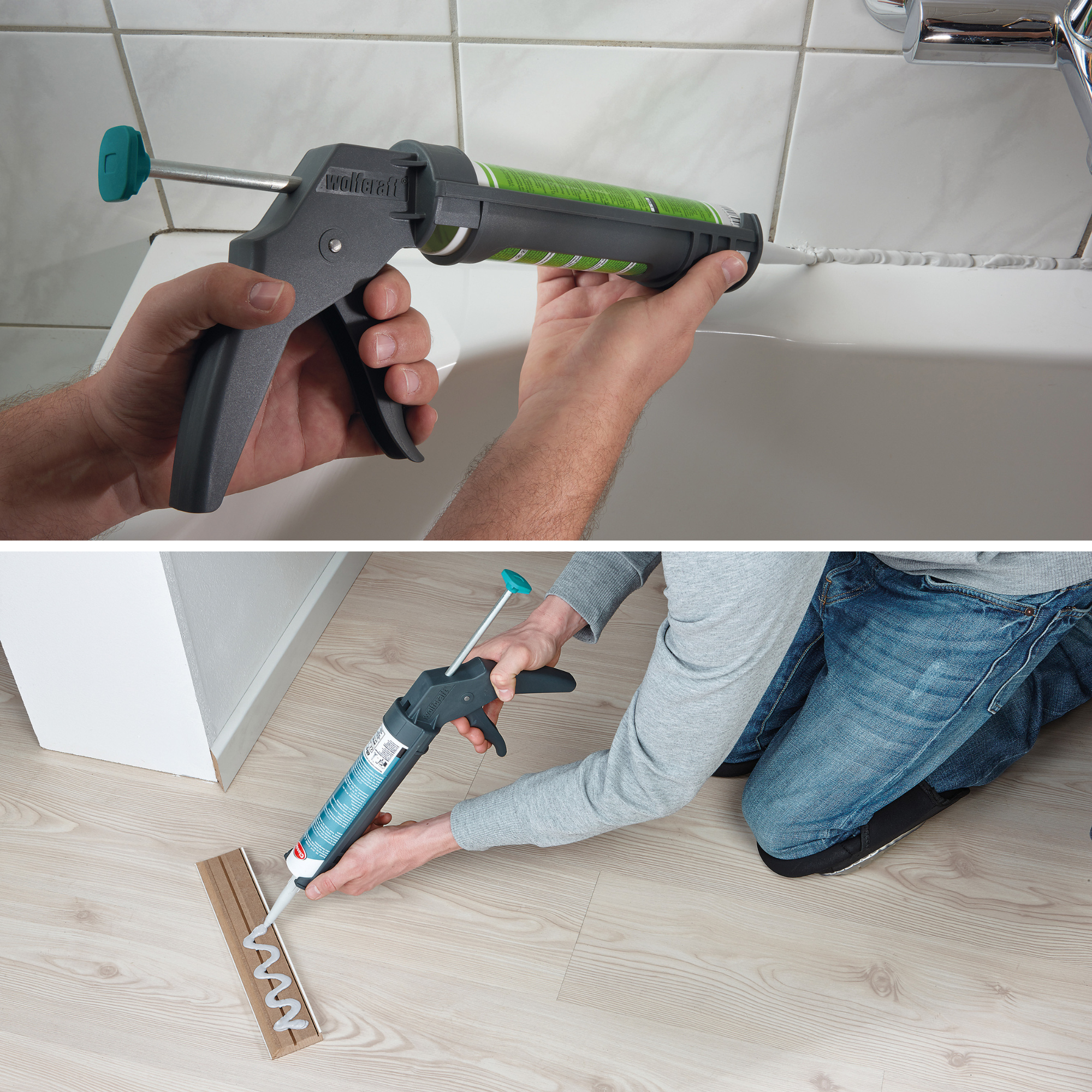 Pistola de silicone WOLFCRAFT MG100 - 11