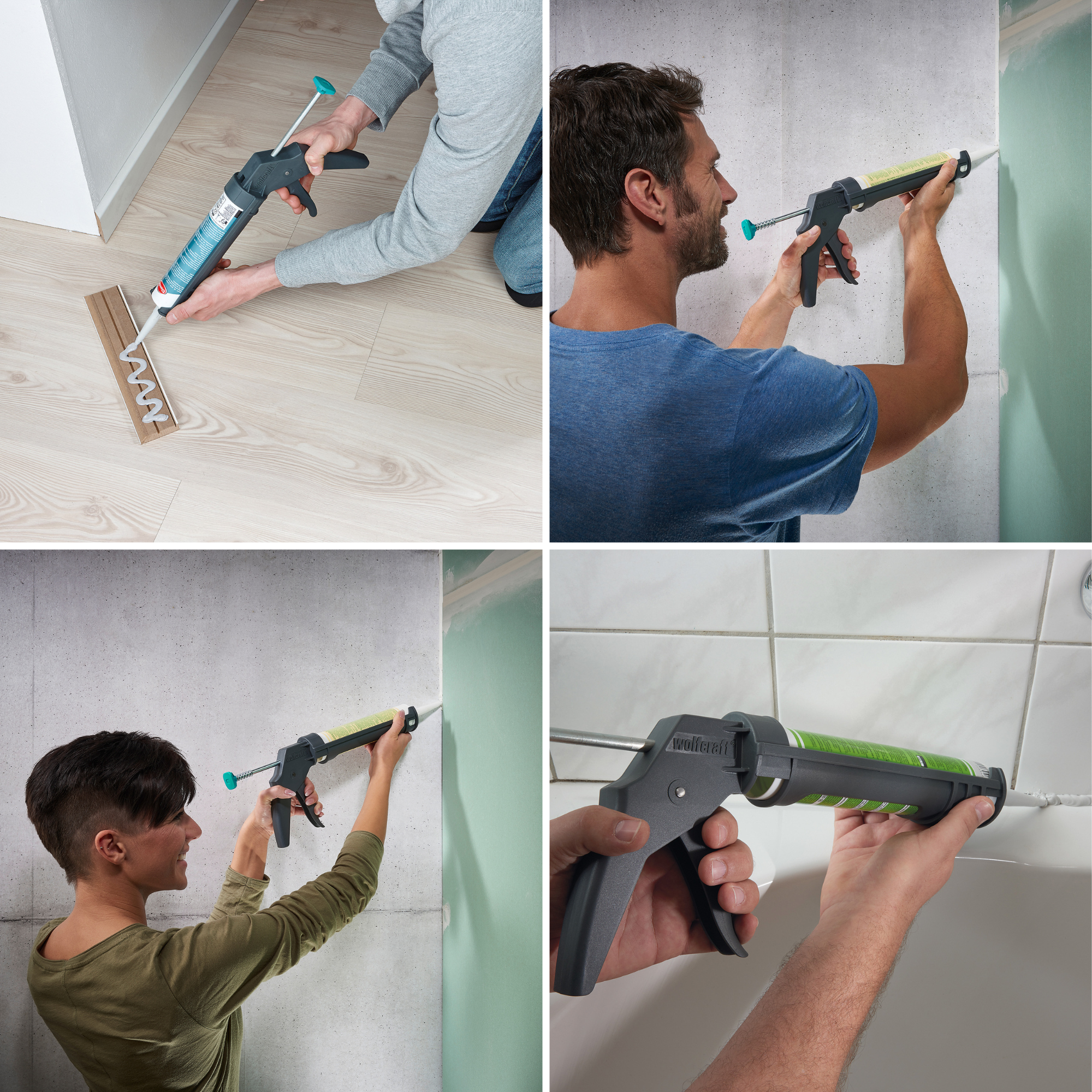 Pistola de silicone WOLFCRAFT MG100 - 10