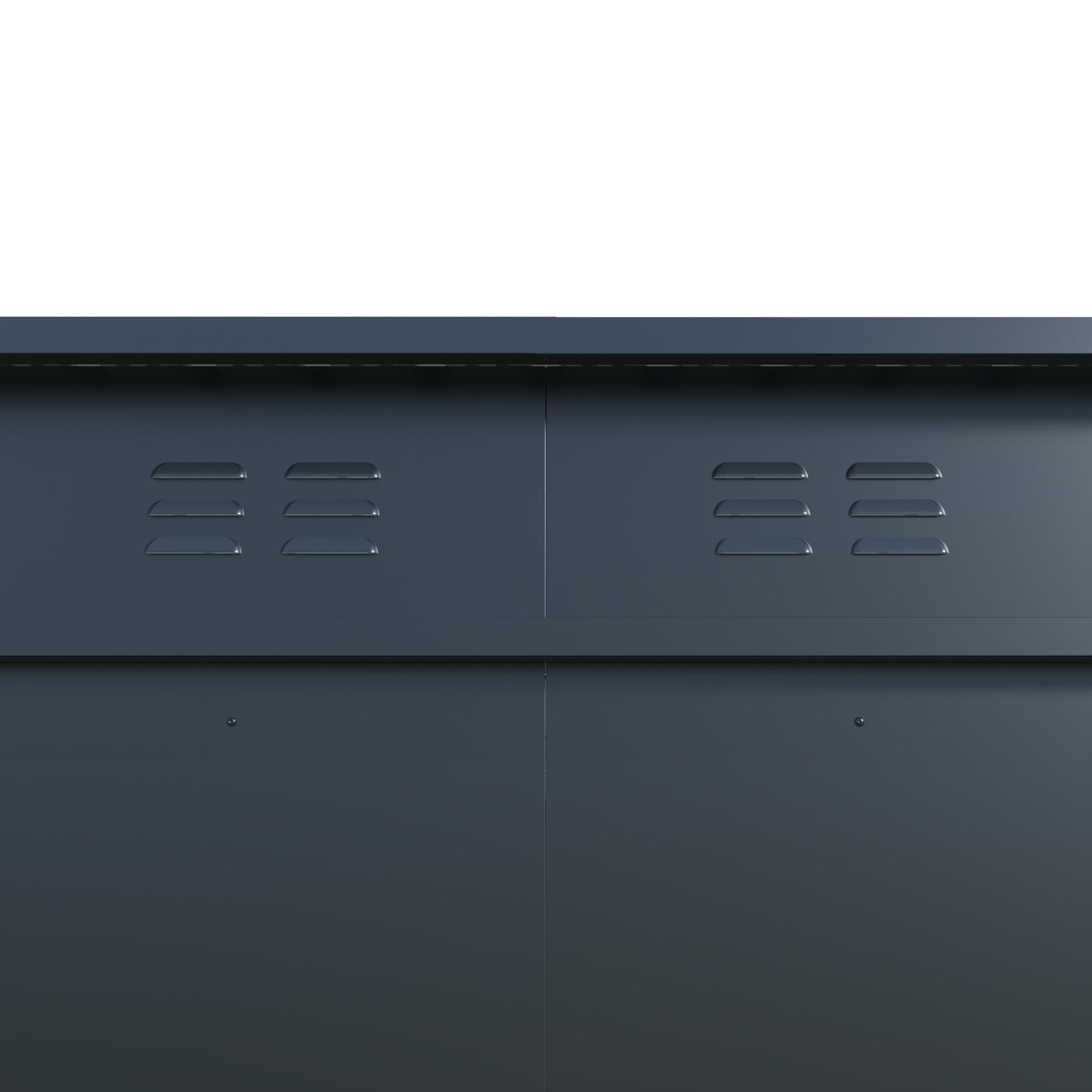 Abri de jardin acier, 4.6 m², Ep. 0,33 mm, Naterial Irazu - 8