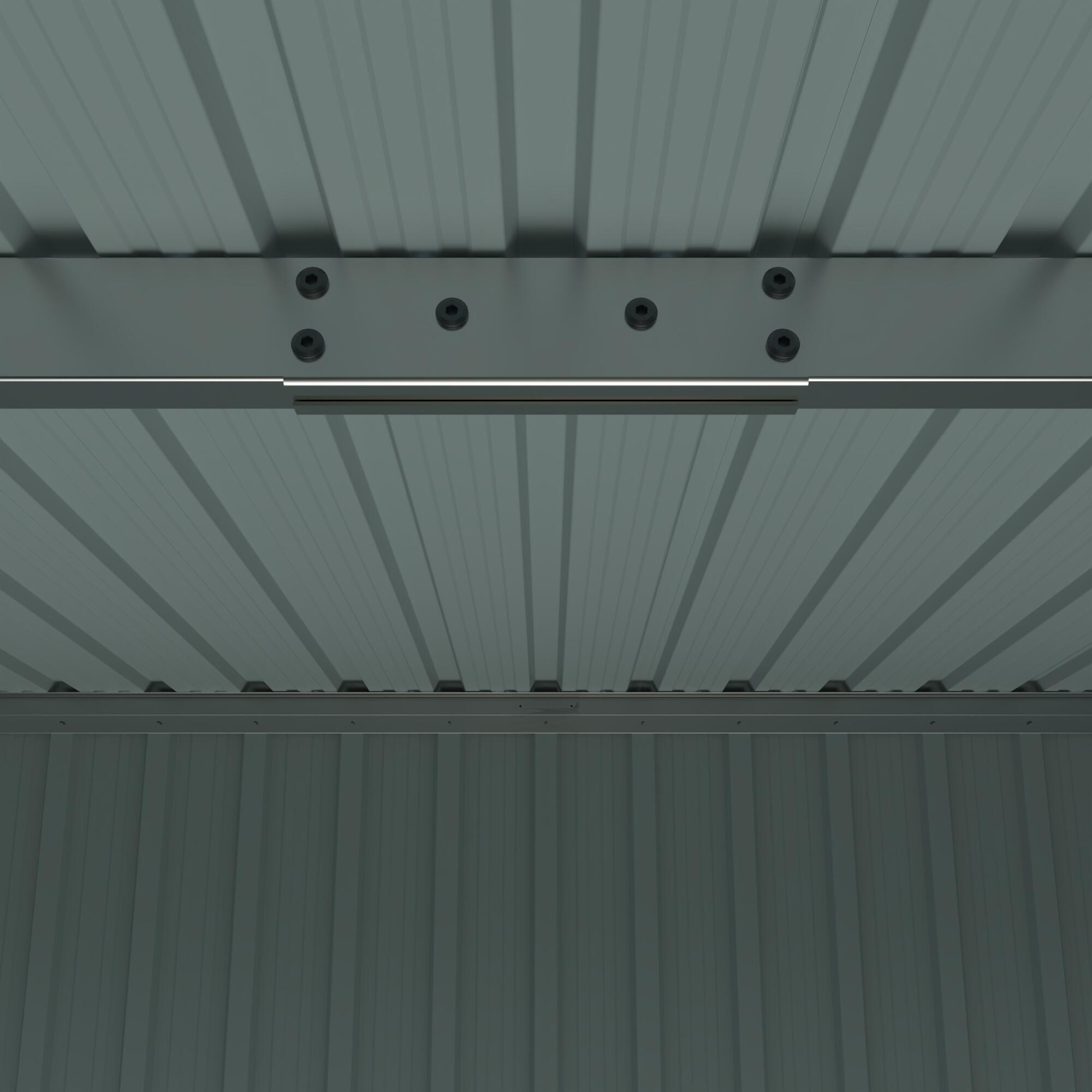 Abri de jardin acier, 4.6 m², Ep. 0,33 mm, Naterial Irazu - 7