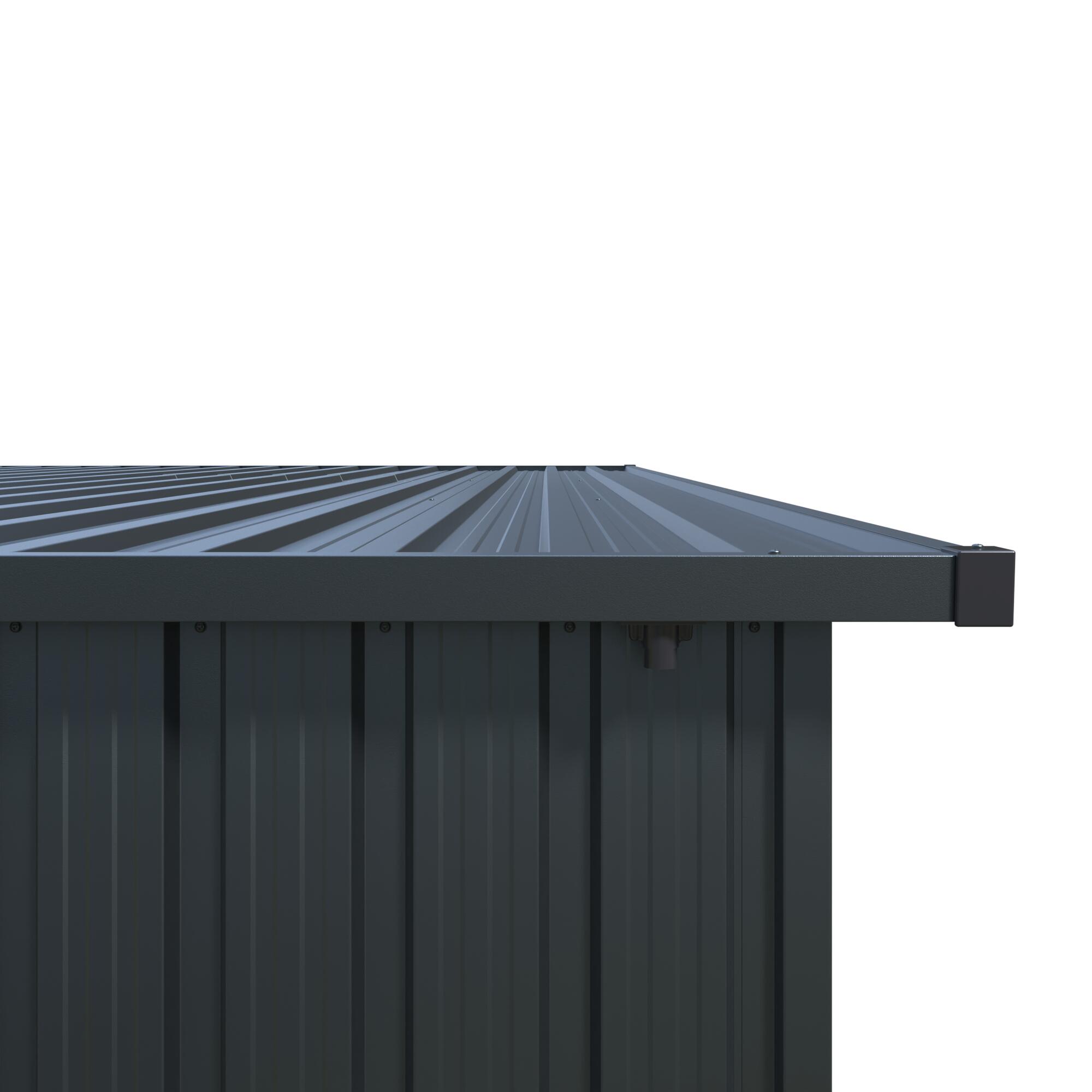 Abri de jardin acier, 4.6 m², Ep. 0,33 mm, Naterial Irazu - 6