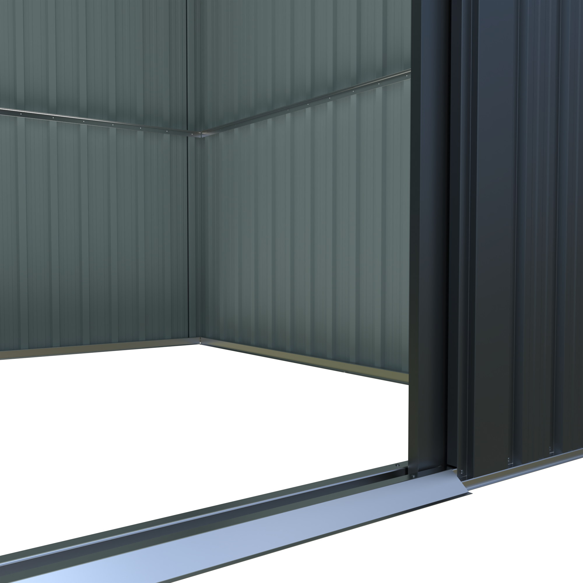 Abri de jardin acier 4.6 m², Ep. 0,3 mm, Naterial Hekla - 8