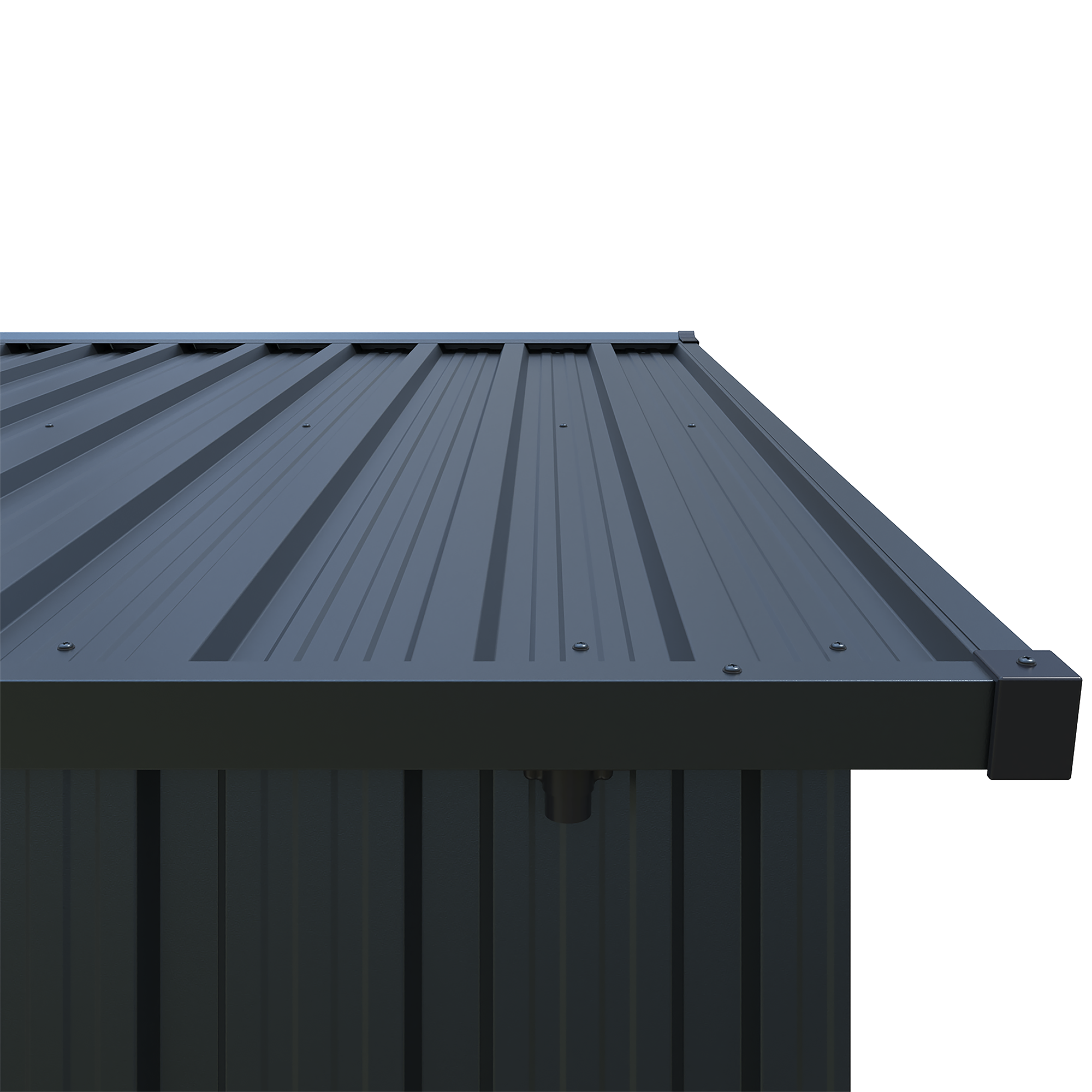 Abri de jardin acier 4.6 m², Ep. 0,3 mm, Naterial Hekla - 6