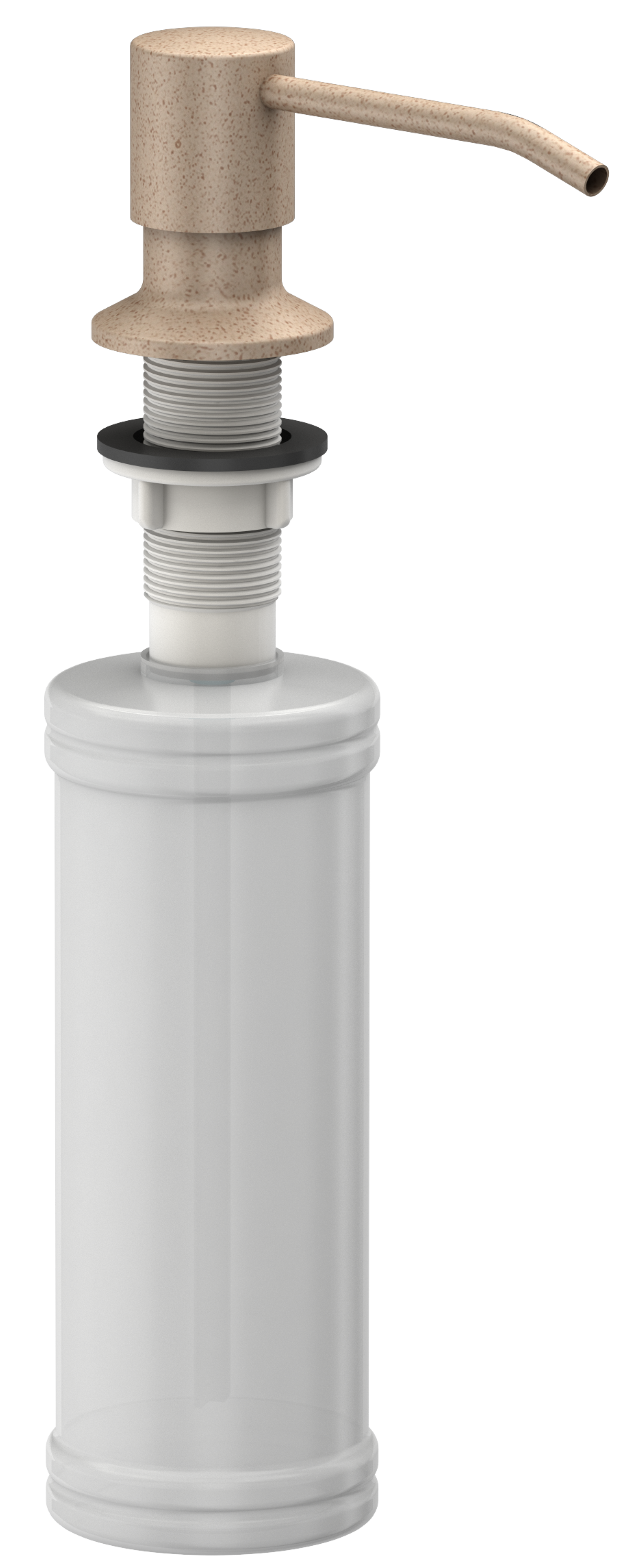 Dozownik do płynu do naczyń Keiko beżowy Quadron