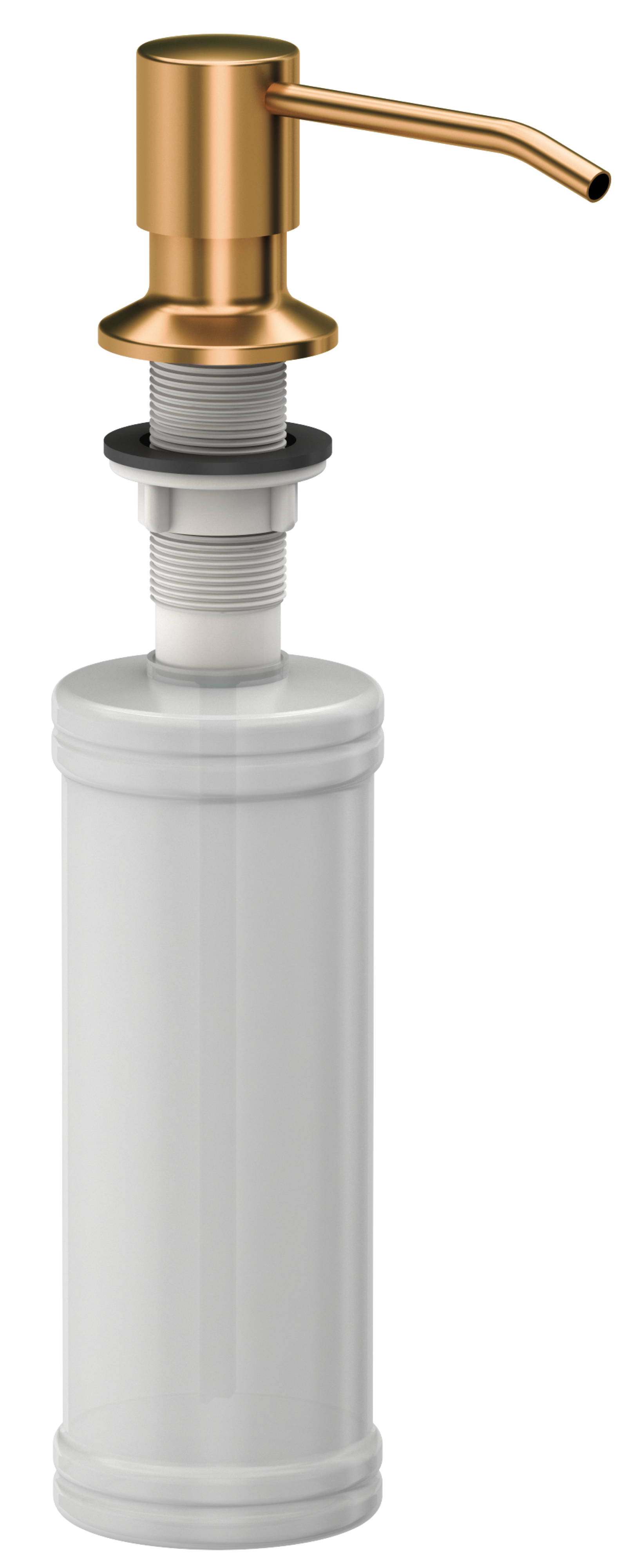 Dozownik do płynu do naczyń Keiko PVD miedziany Quadron