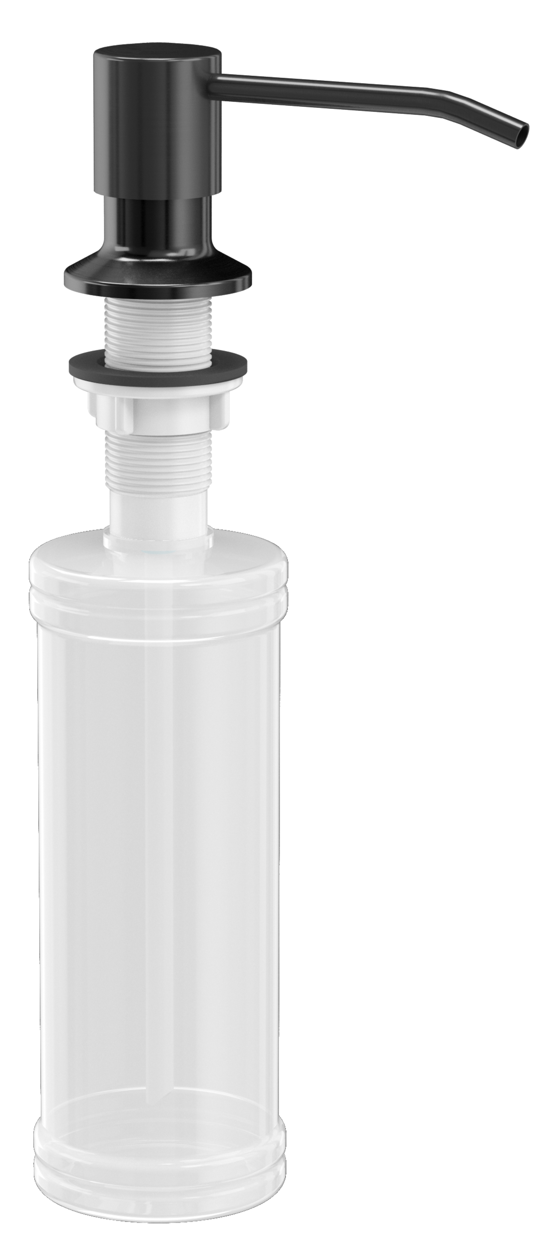 Dozownik do płynu do naczyń Keiko PVD czarny metal Quadron