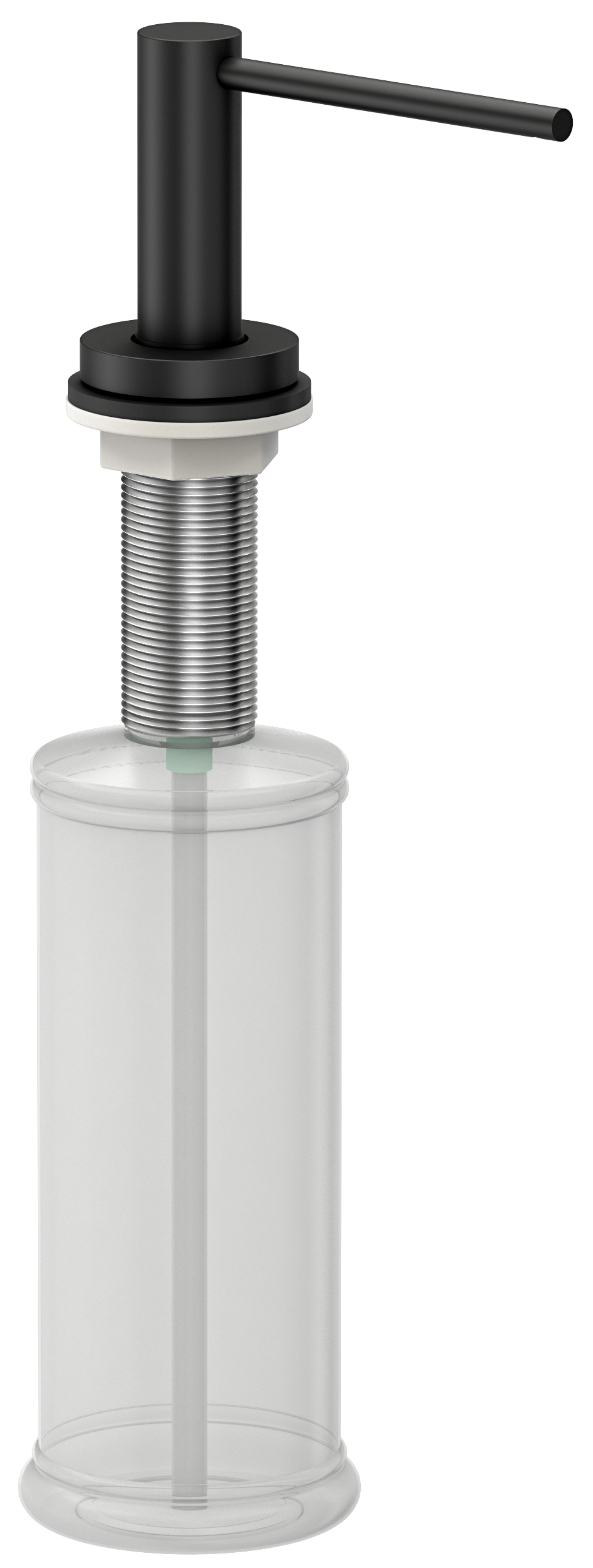 Dozownik do płynu do naczyń Emi Slim czarny mat Quadron