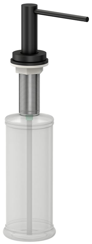 Dozownik do płynu do naczyń Emi Slim czarny mat Quadron