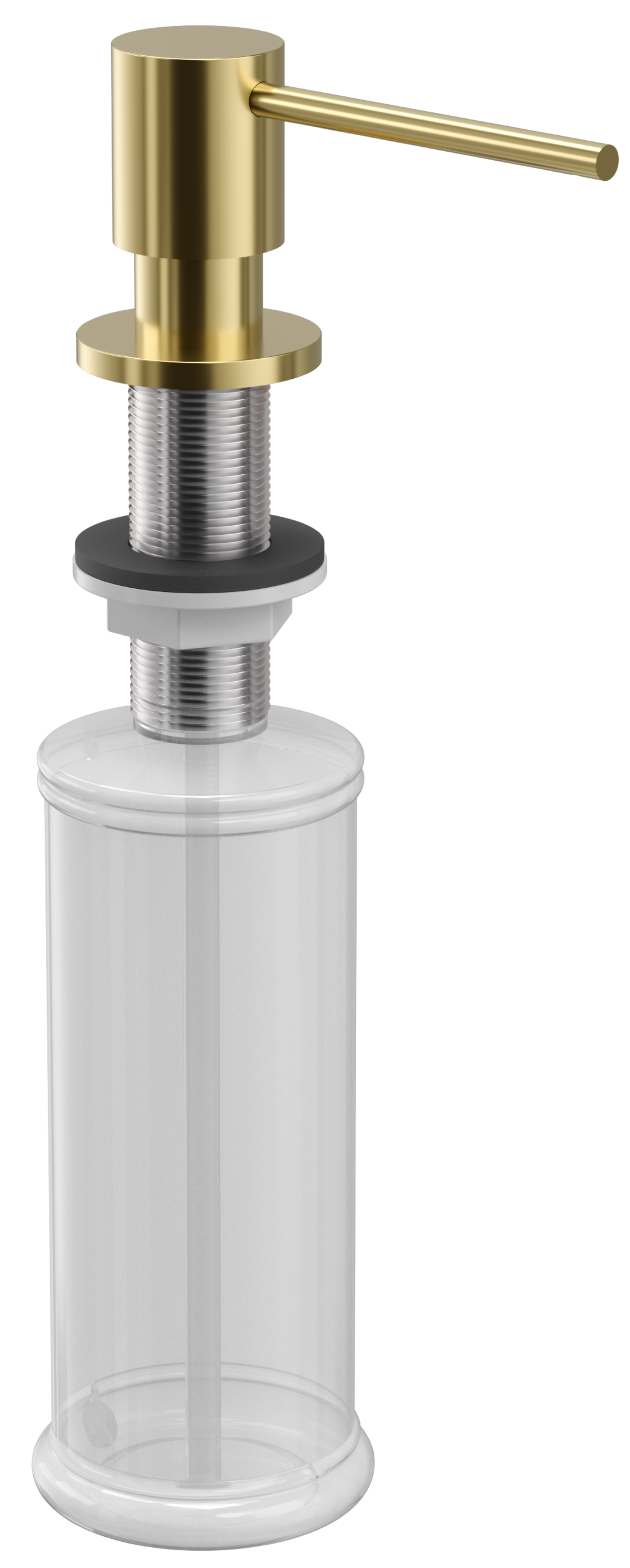 Dozownik do płynu do naczyń Emi PVD złoty Quadron