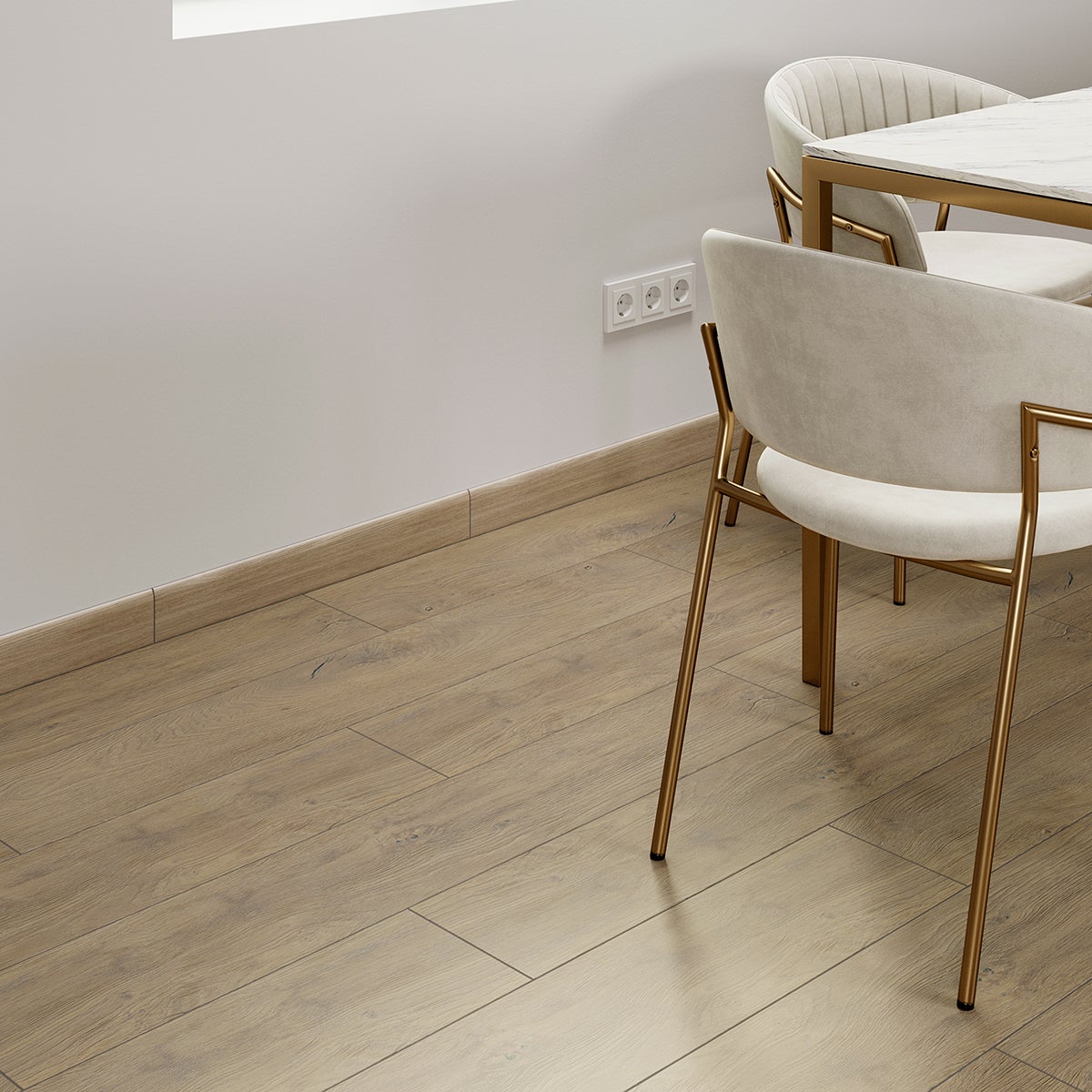 Piastrella battiscopa Balau in gres porcellanato beige opaco L 60 x H 7.5 cm x Sp 8 mm confezione da 6 ml - 2