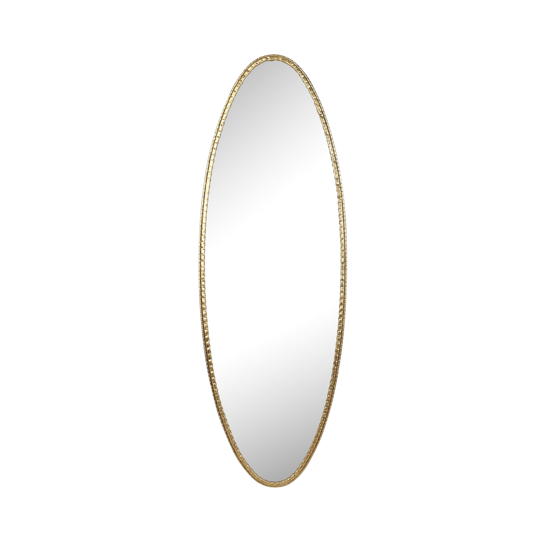 EMKE Miroir sur pied 160 x 60 cm - Miroir pleine longueur avec cadre doré et film anti-explosion