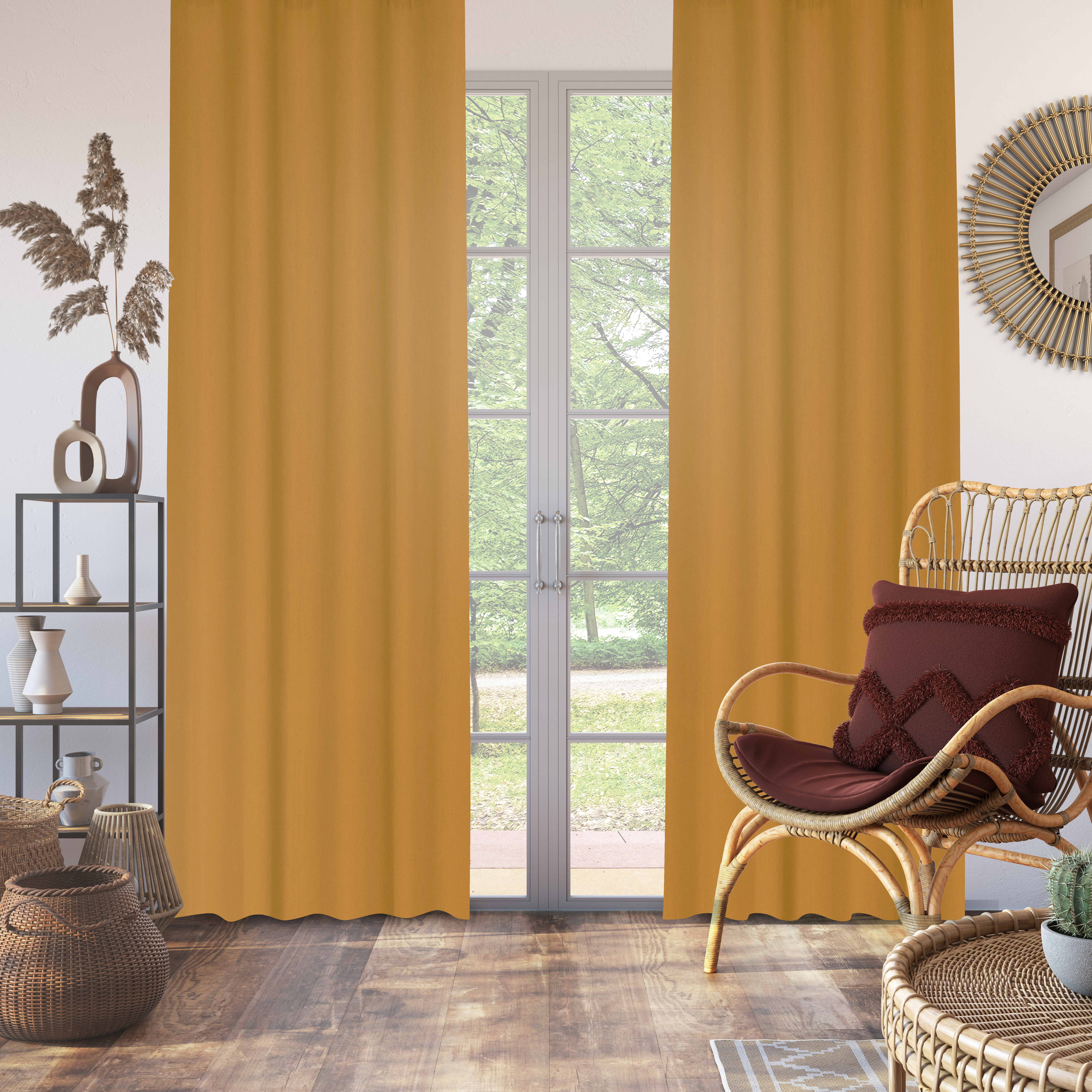 Cortinado ilhós Kalpe 140x280cm solemio 1 Inspire - 2