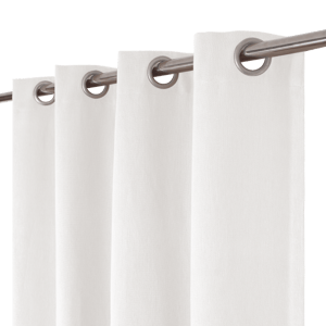 Rideau tamisant, Kalpe, coton, blanc H.280 x l.140 cm INSPIRE Leroy Merlin Les bons plans des petits projets avant l'été