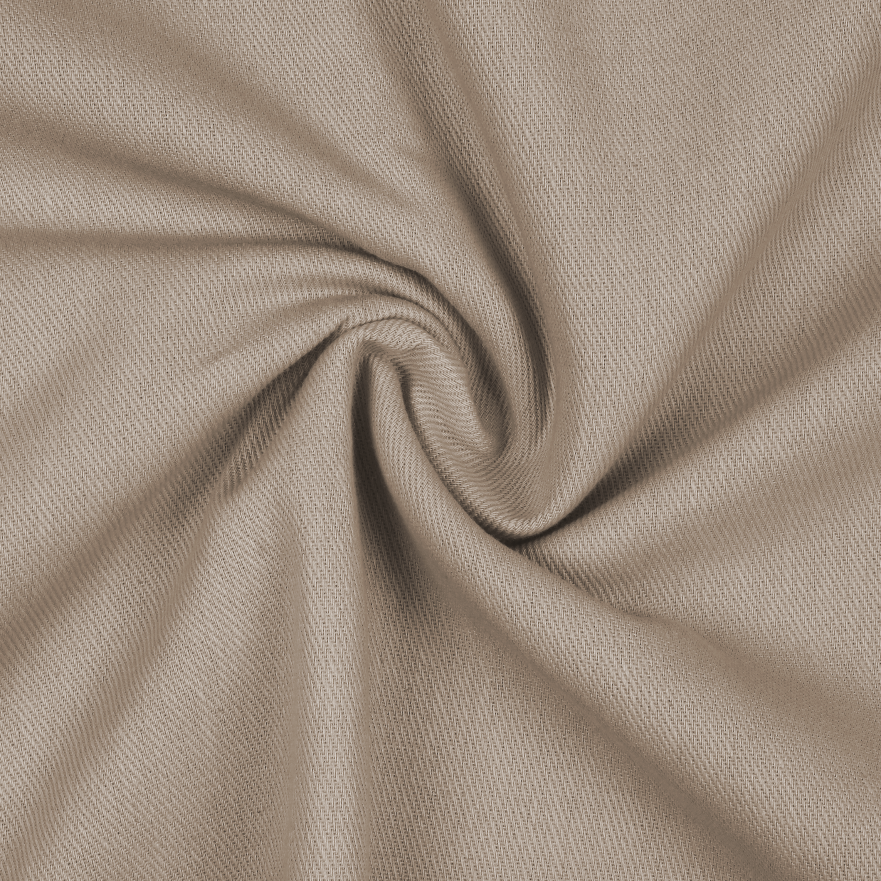 Cortina ollaos Kalpe algodón sarga liso beige trench INSPIRE de 140x280cm. Incluye cinta termoadhesiva - 4