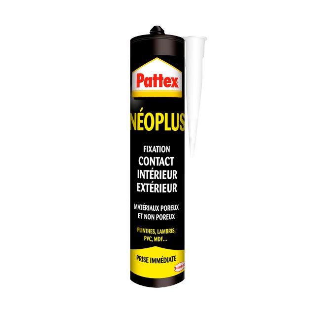 Colle de fixation pâte néoprène Neoplus PATTEX, 390 g beige
